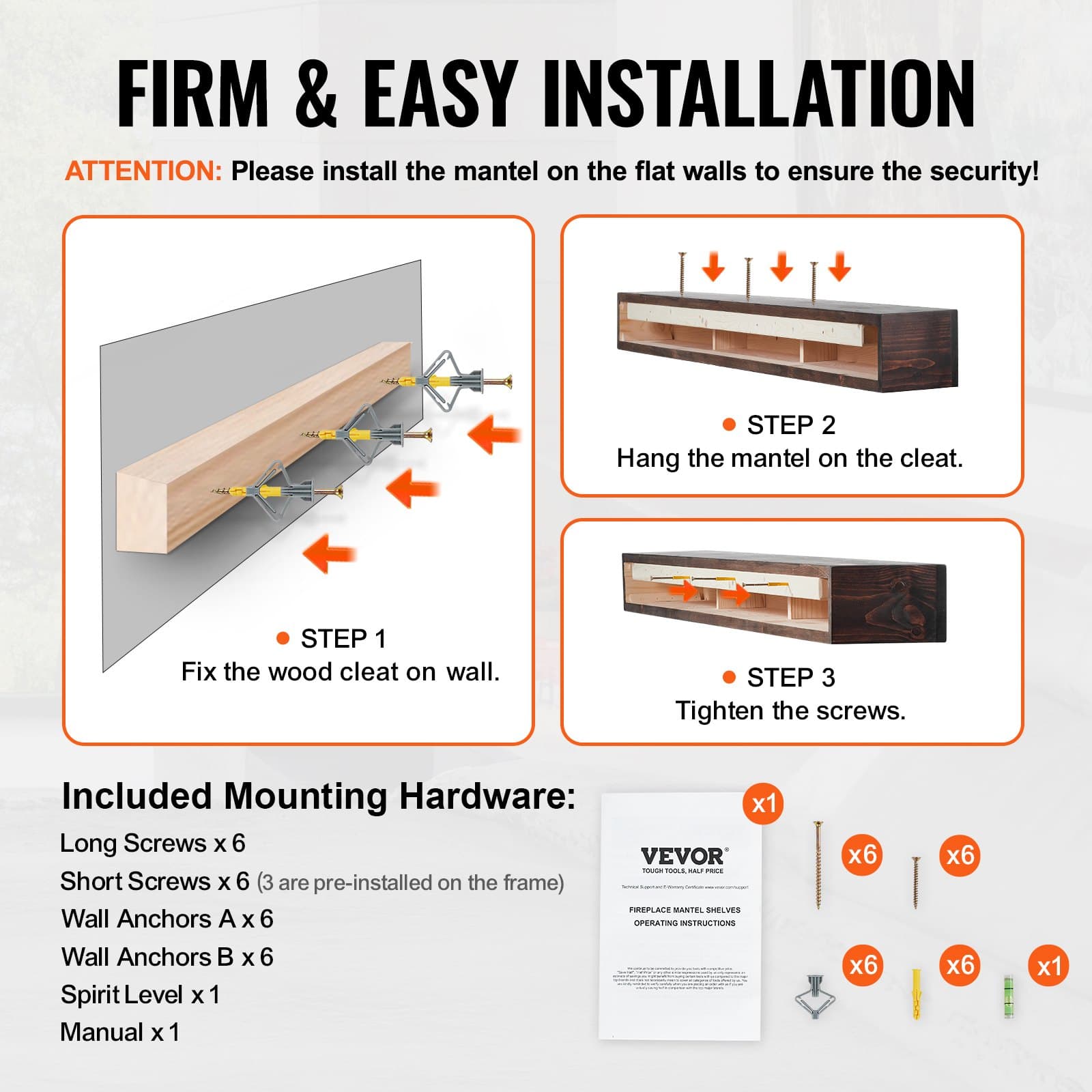 Transform Your Hearth with a Rustic 72" Pine Mantel Shelf - image 3