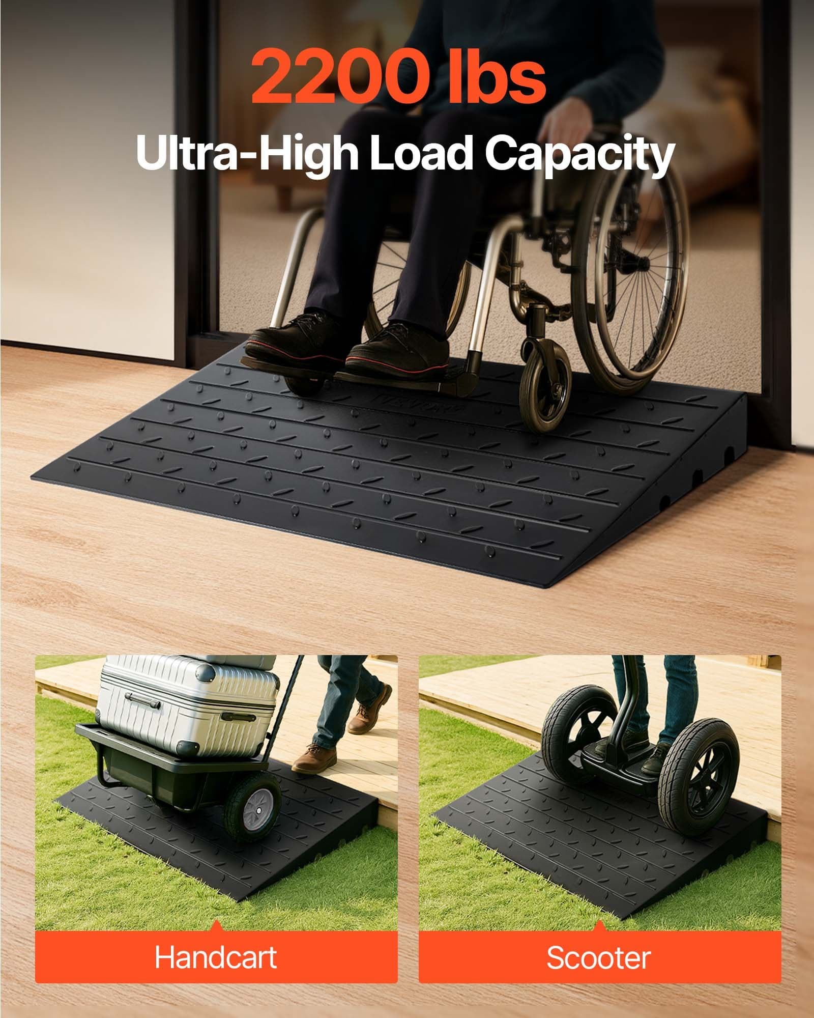 Effortless Access with a 4-Inch Rise Rubber Doorway Ramp - image 4