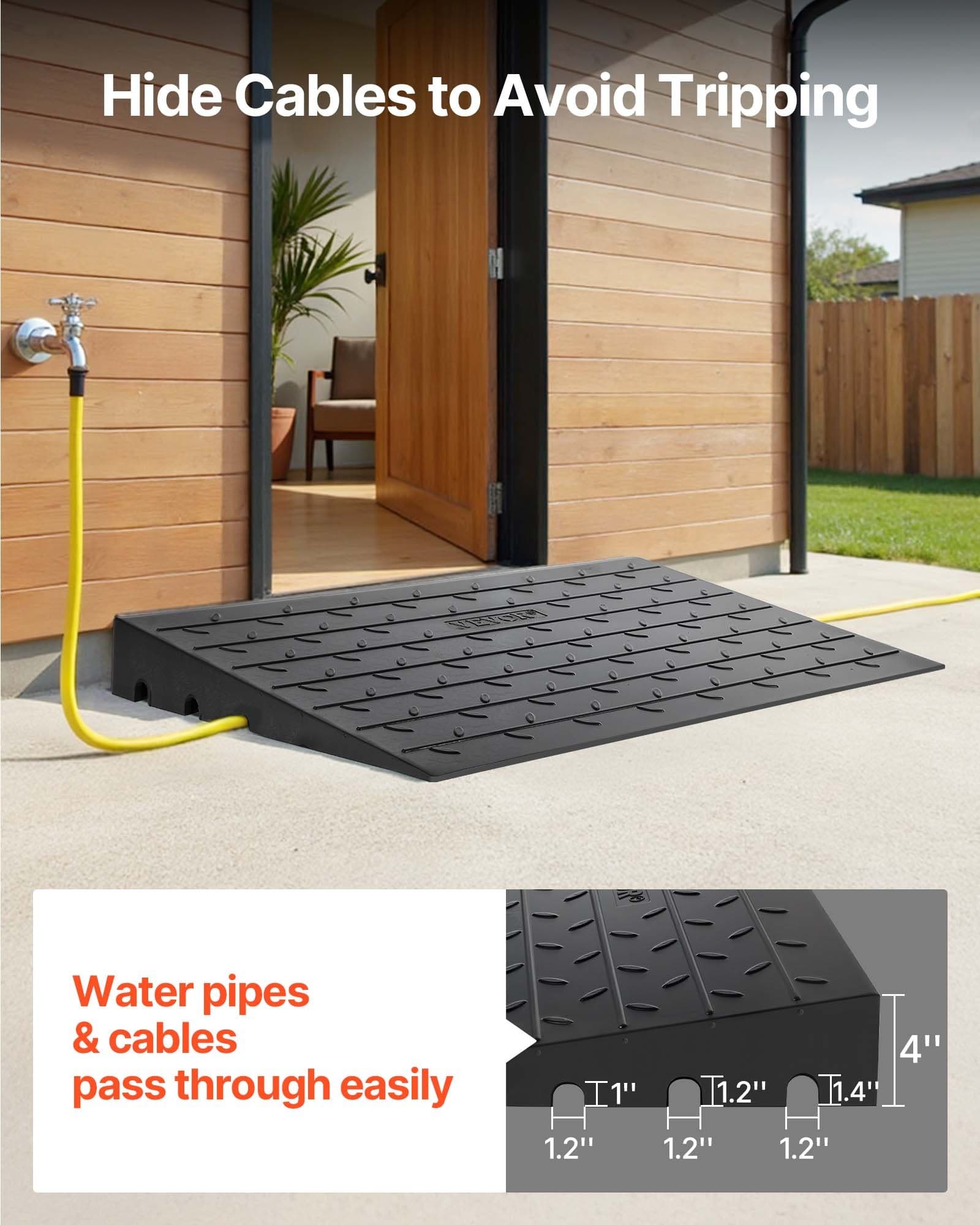 Effortless Access with a 4-Inch Rise Rubber Doorway Ramp - image 5