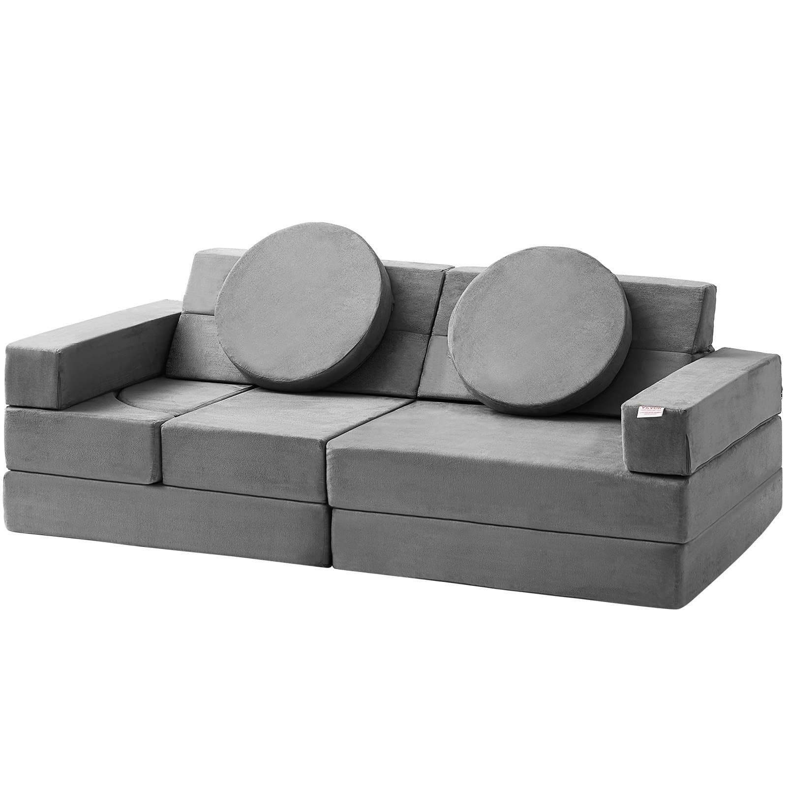 Unleash Imagination with a 15-Piece Modular Play Sofa - ETSF1656625YVMCKFV0