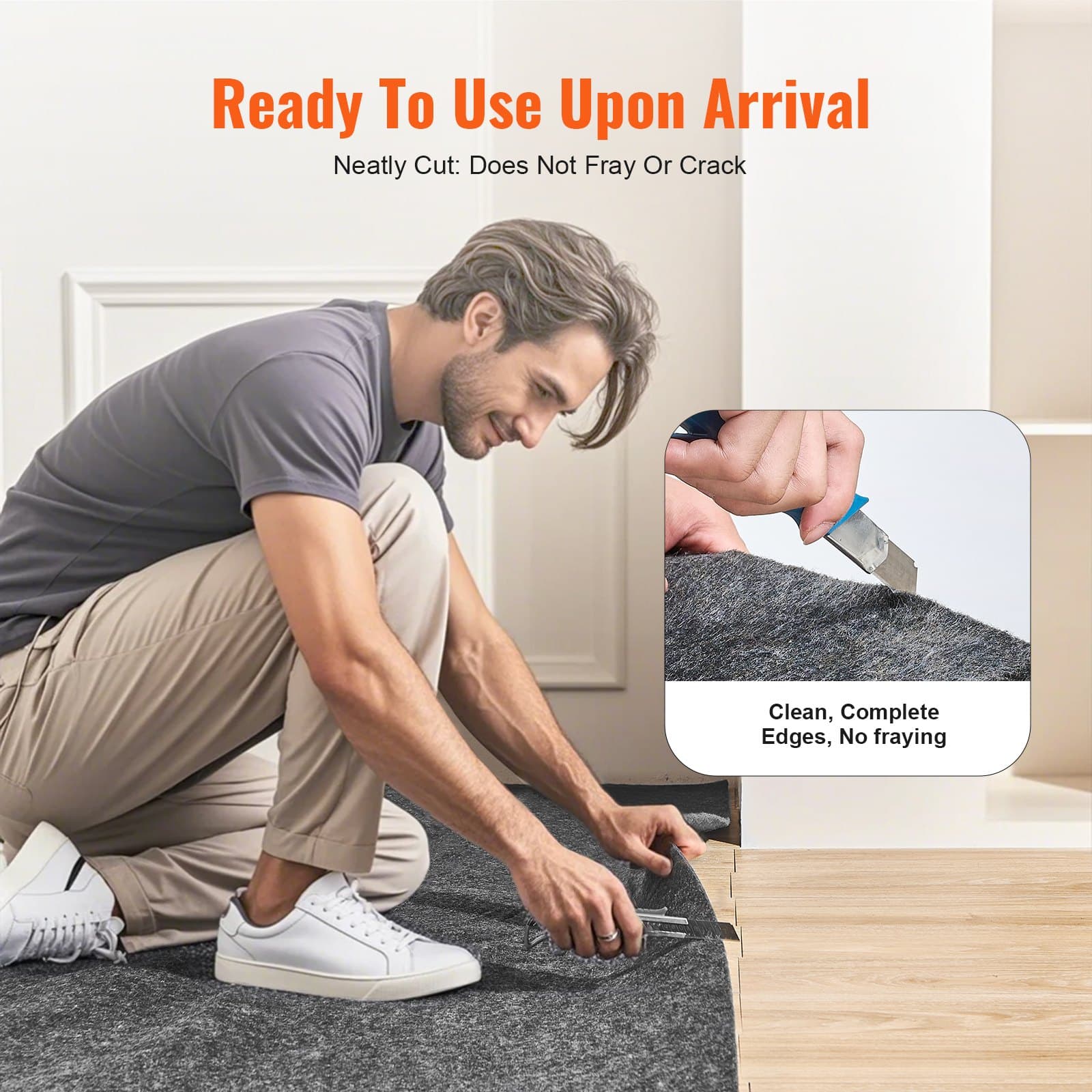 Transform Your Rug with Premium 1/4" Felt Cushioning - image 2