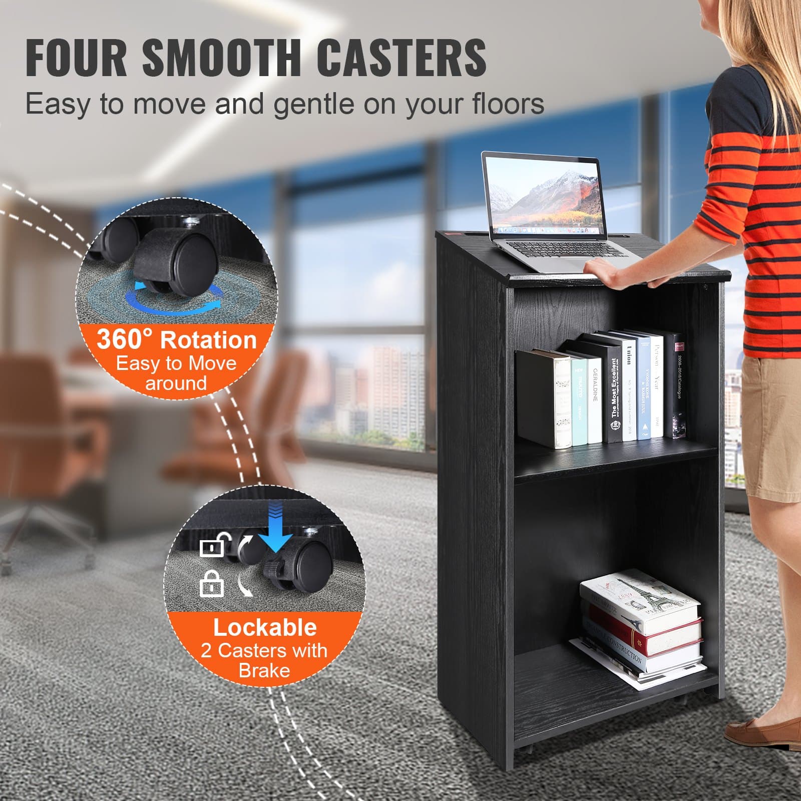 Effortless Presentations with a Portable Lectern Stand - image 2