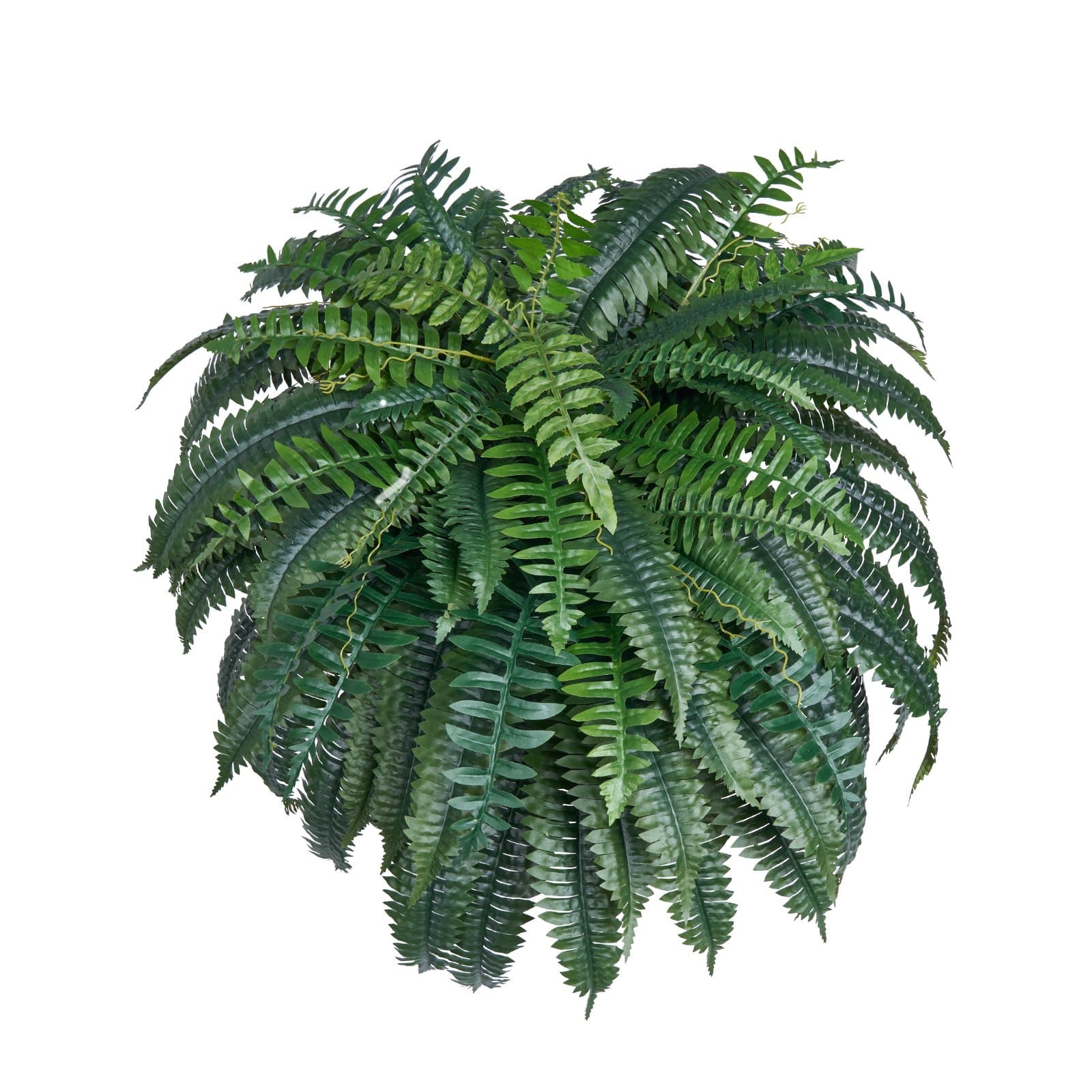 Effortless Greenery: Large Lifelike Hanging Boston Fern