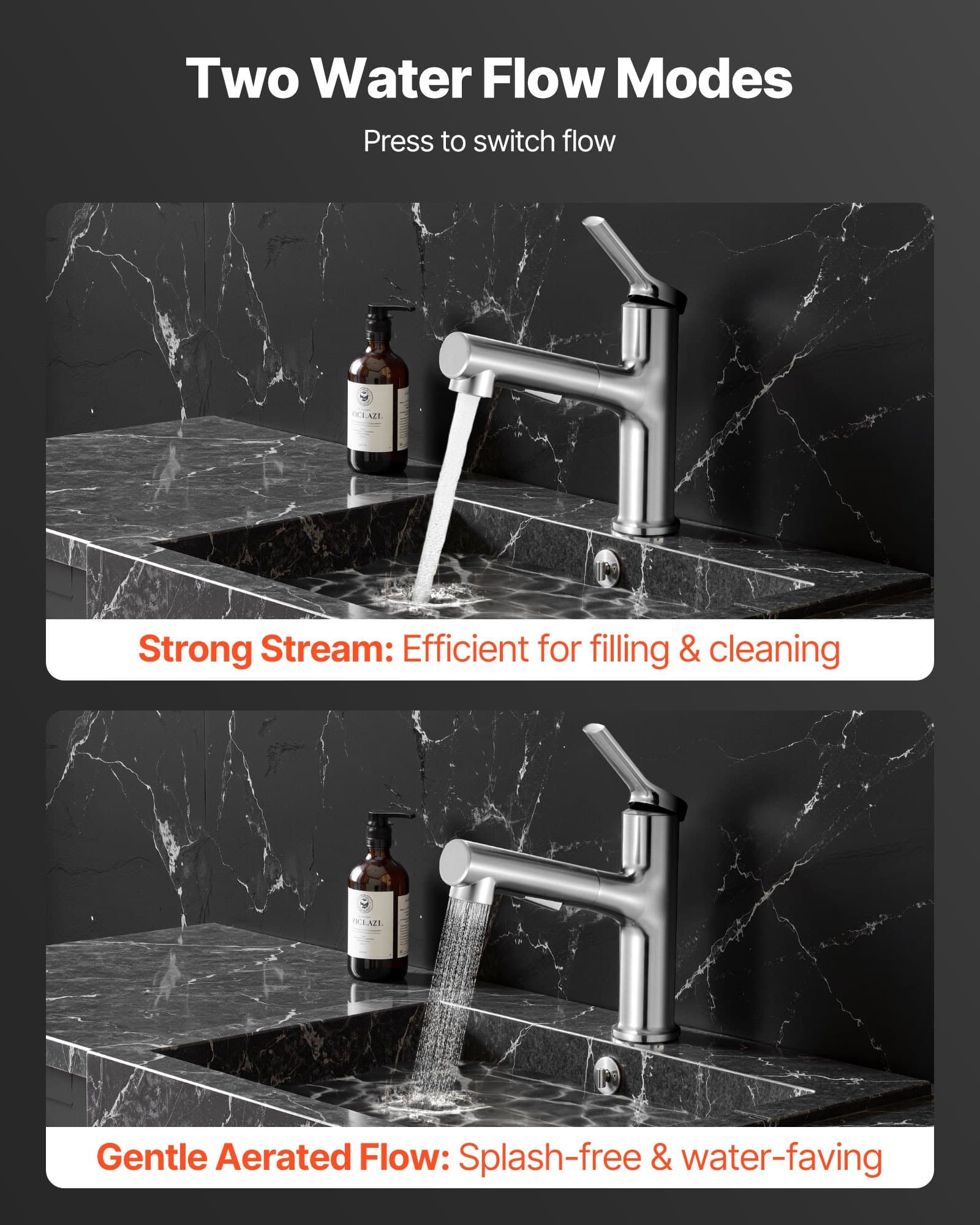 Effortless Cleaning with a Pull-Out Kitchen & Bathroom Tap - image 3