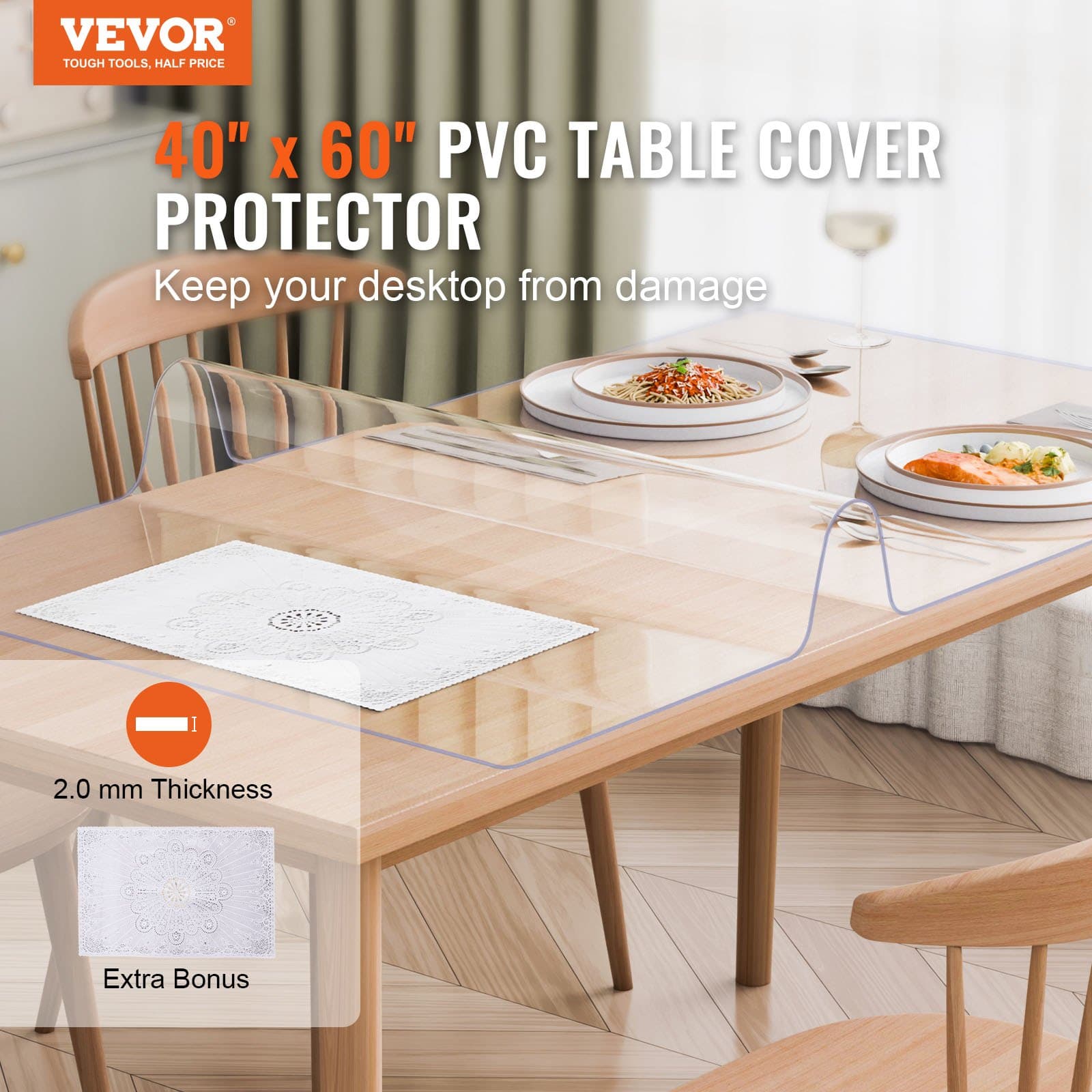 Protect Your Furniture with a Heavy-Duty Clear Table Cover - image 4