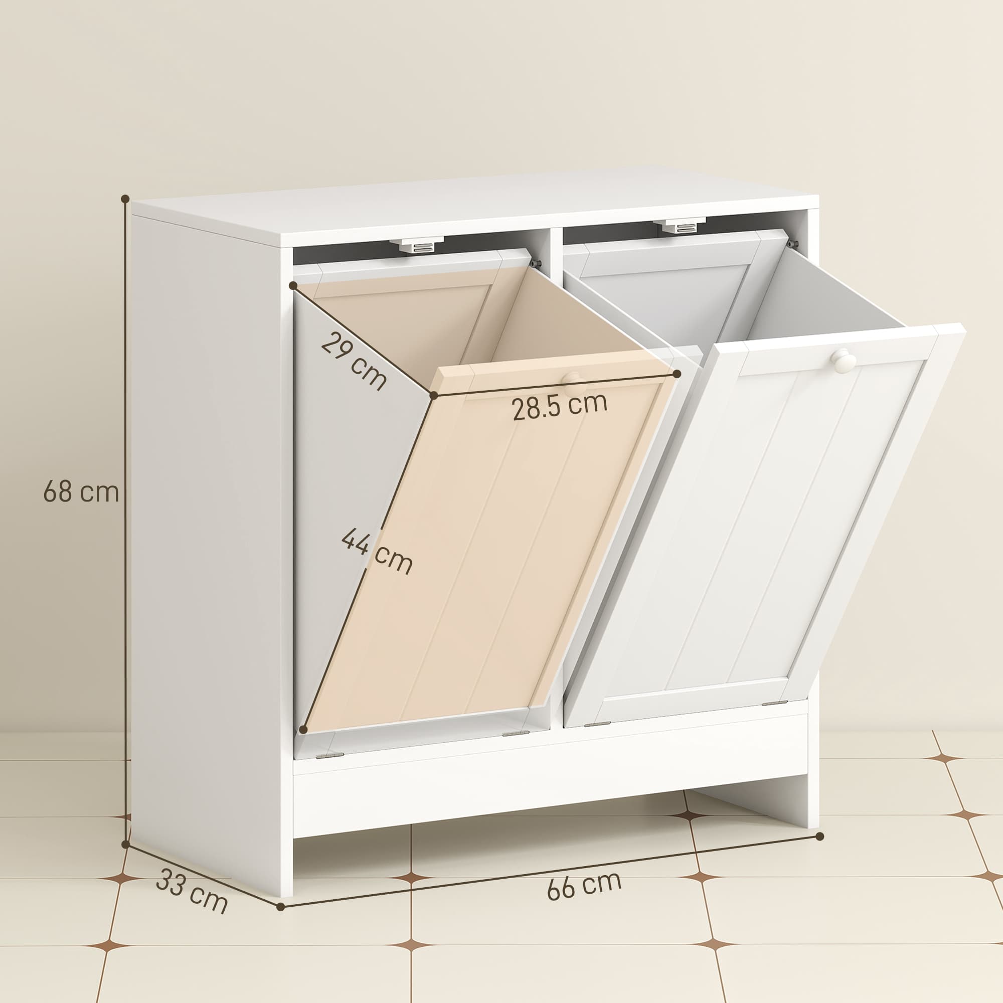 Effortless Sorting with the Kleankin Double Laundry Hamper - image 4