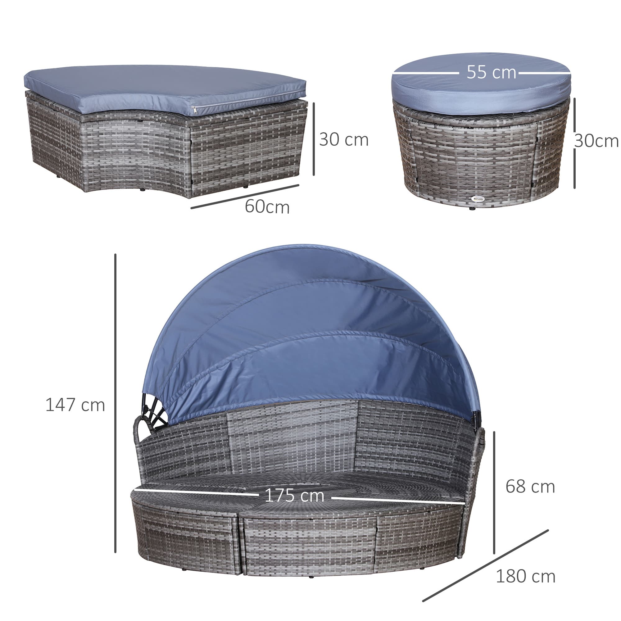 Transform Your Garden with this Premium Rattan Daybed - image 5
