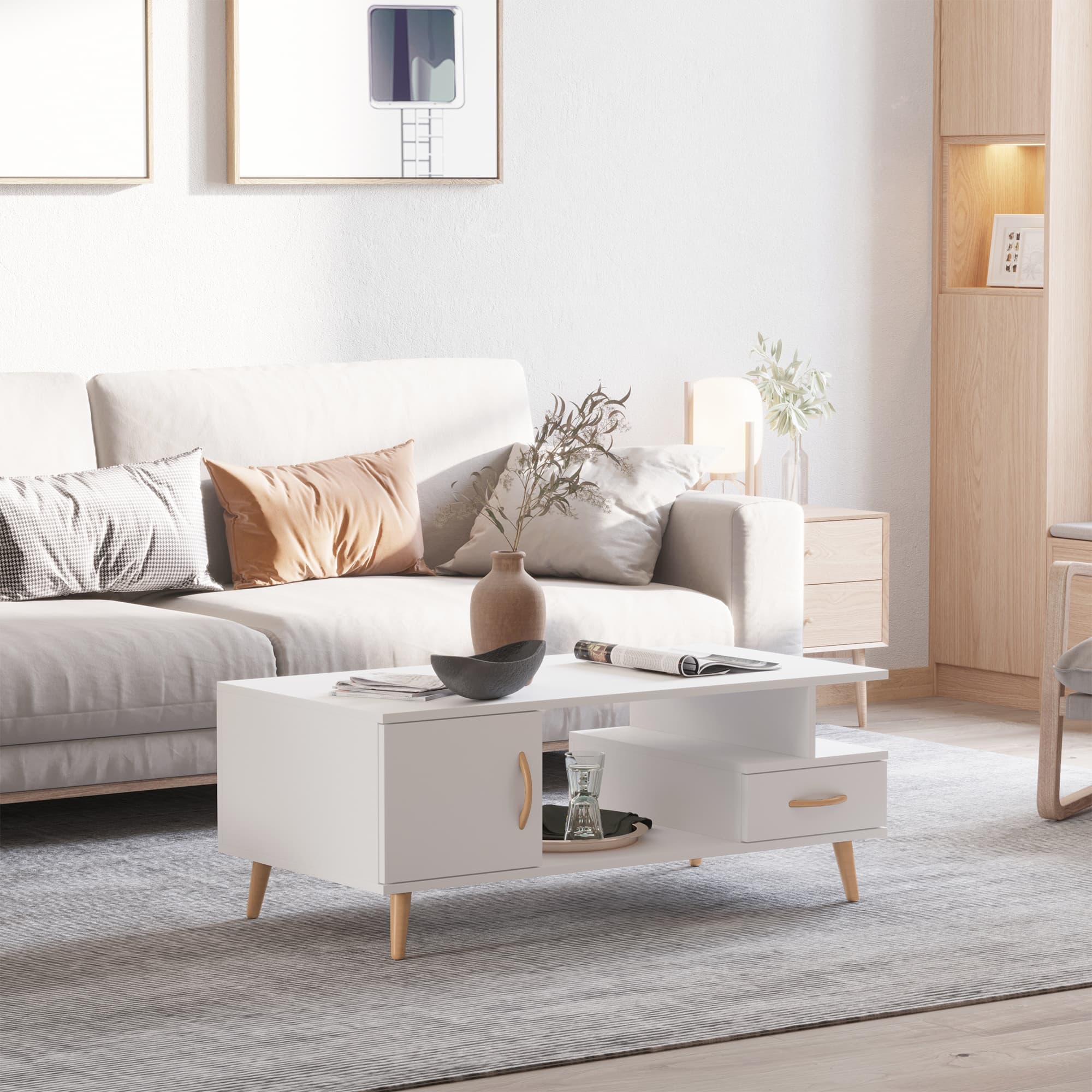Transform Your Living Room with this Modern Storage Coffee Table - image 2