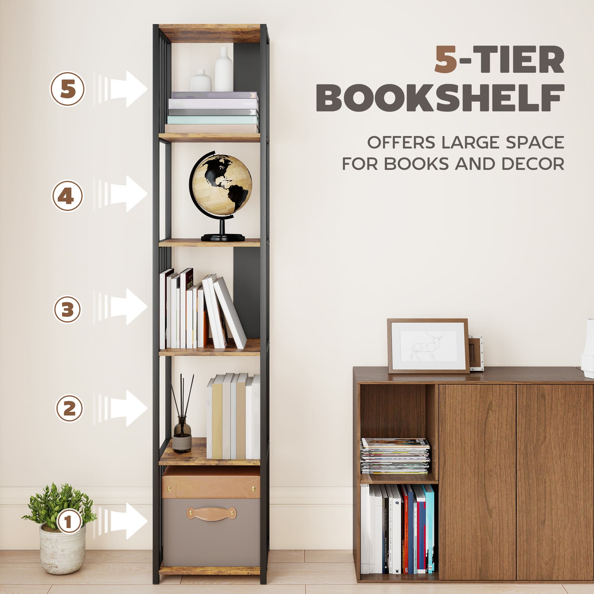 Five Open Shelves for Books, Plants and Everyday Organising - image 7