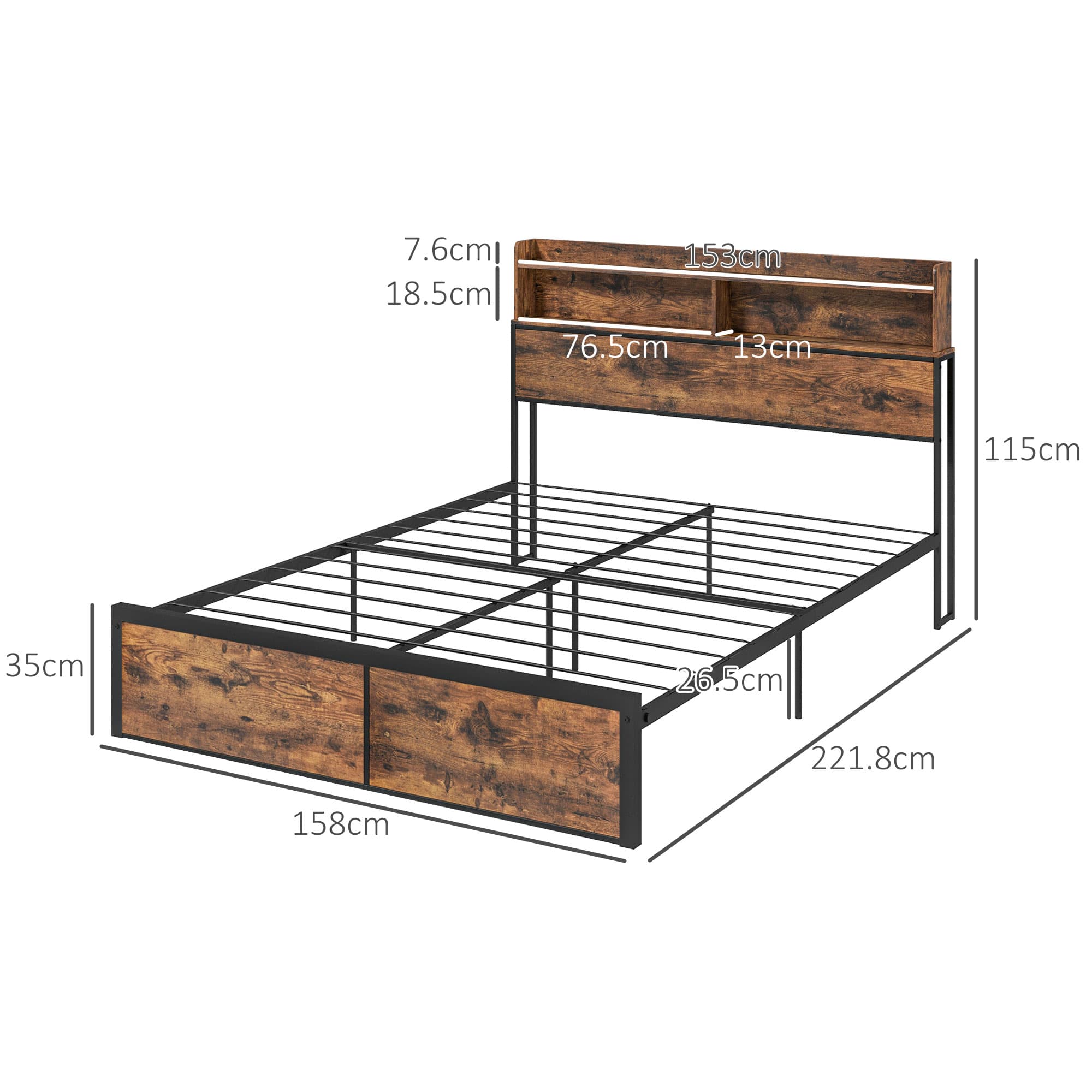 Transform Your Bedroom With This Industrial King Storage Bed - image 5