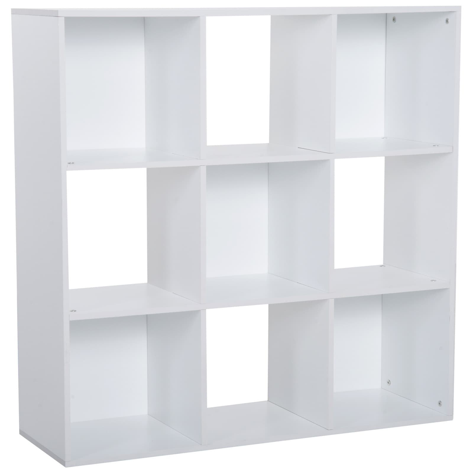 Transform Your Space with this White 9-Cube Storage Unit - White