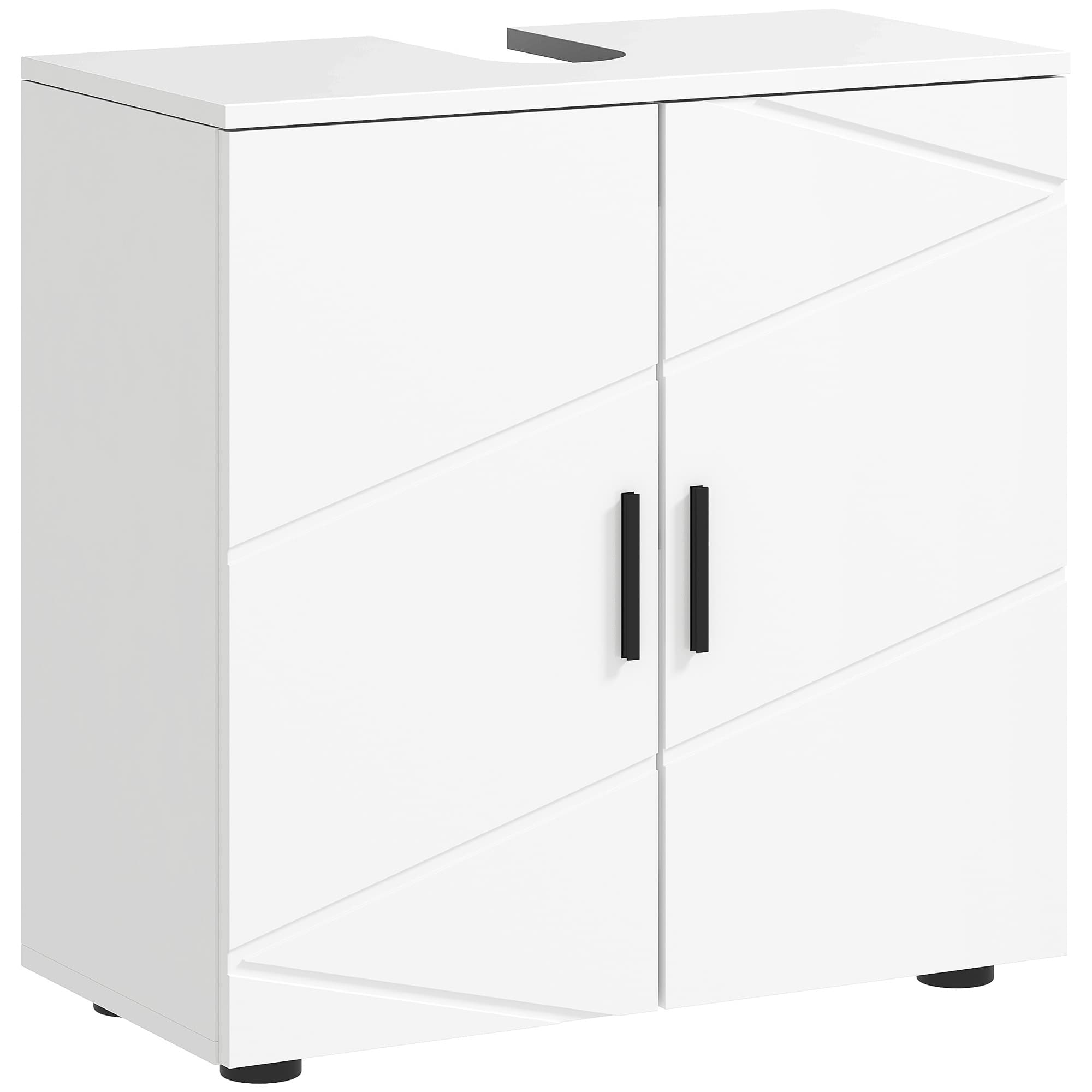 Transform Your Bathroom With the Kleankin Under Sink Cabinet - White