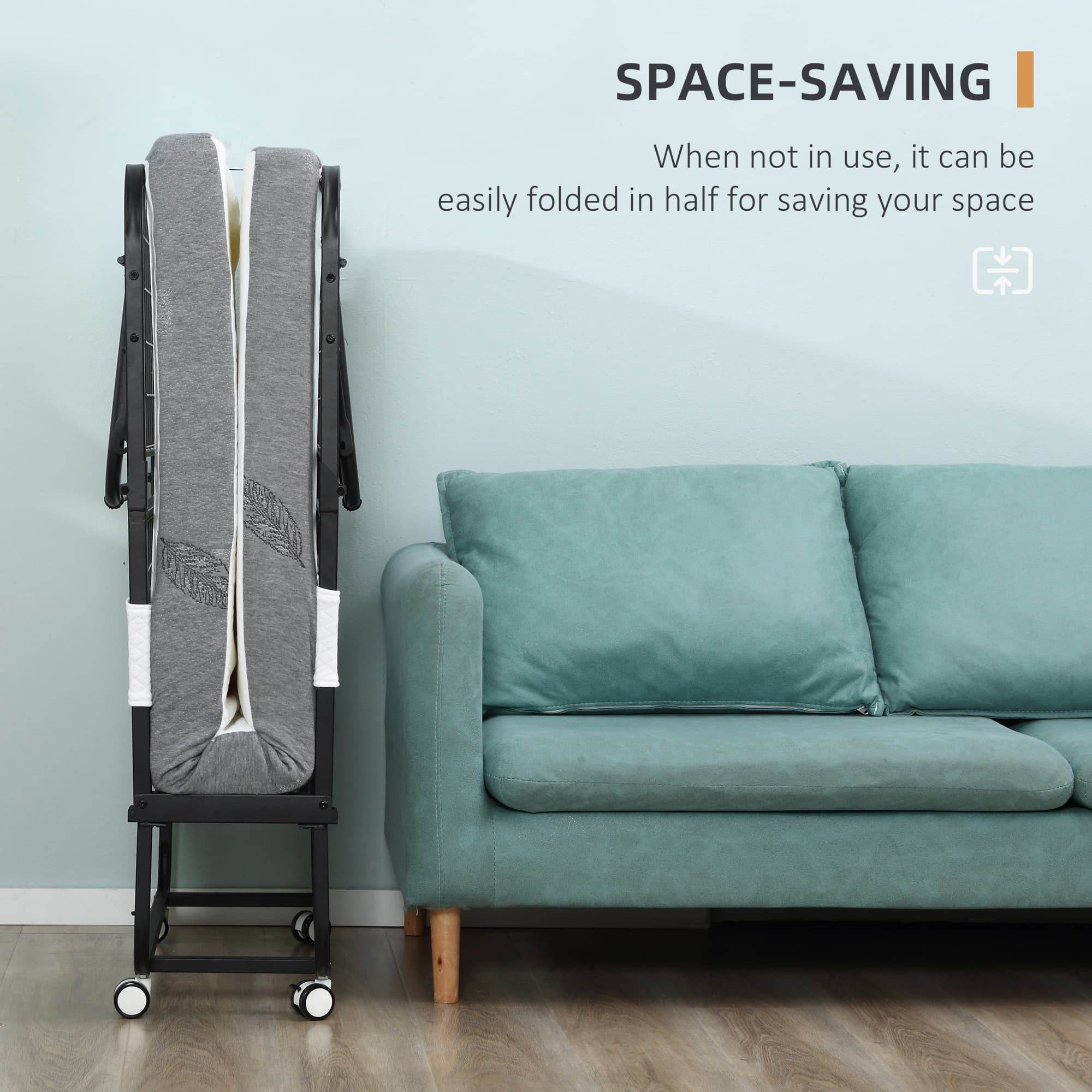 Effortless Folding Guest Bed for Restful Overnight Stays - image 3