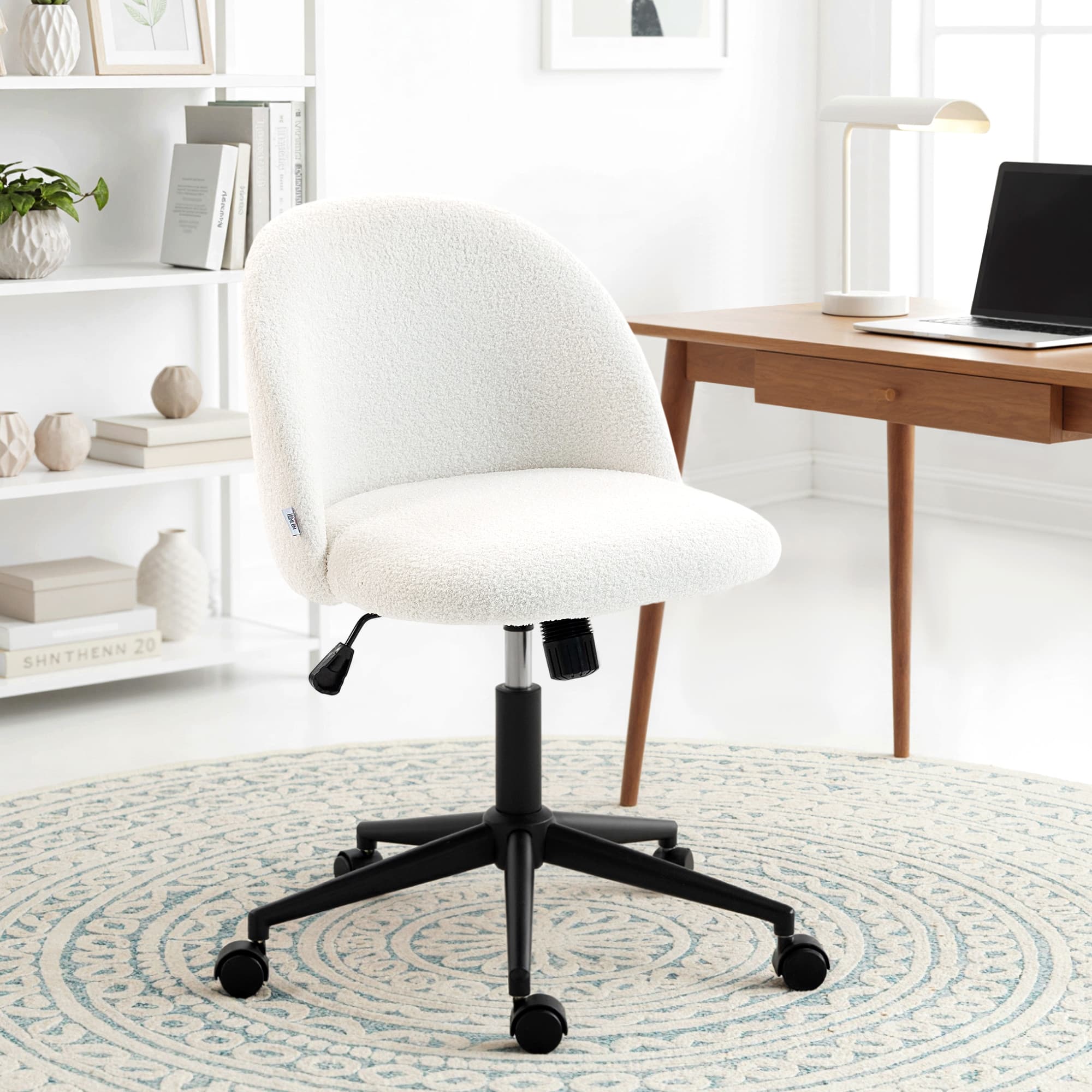 Transform Your Workspace with this Premium Teddy Fleece Office Chair - image 3