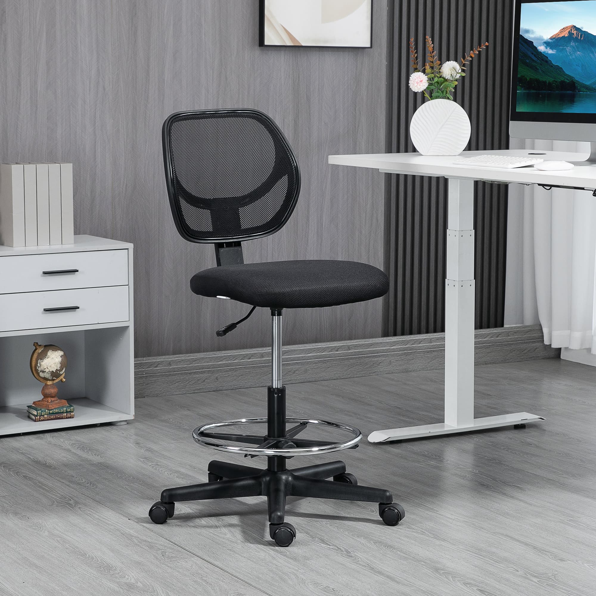 Ergonomic Mesh Draughtsman Chair for Standing Desks - image 3