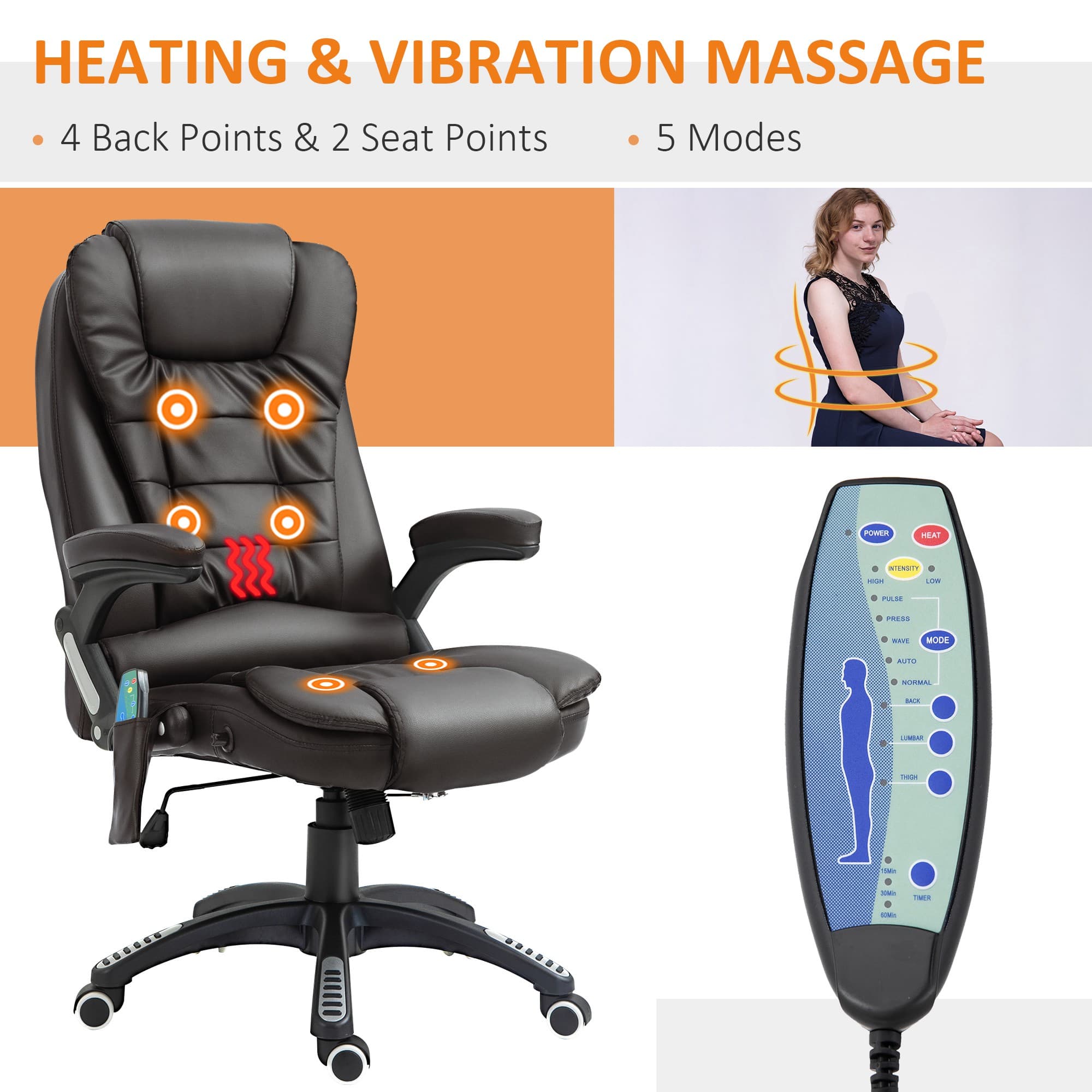 Transform Your Workday With This Heated Massage Office Chair - image 1