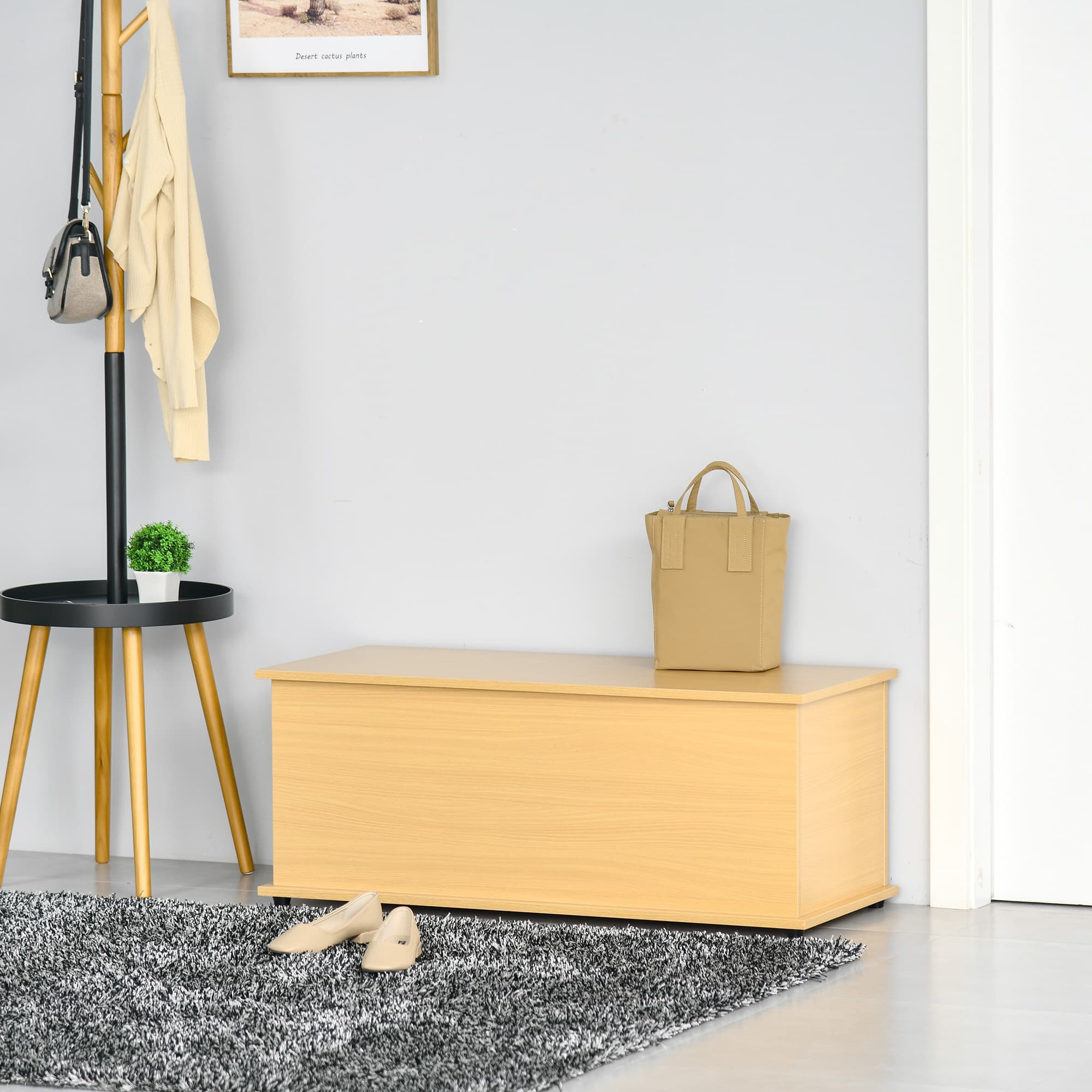 Transform Your Space with this 113L Burlywood Storage Chest - image 3