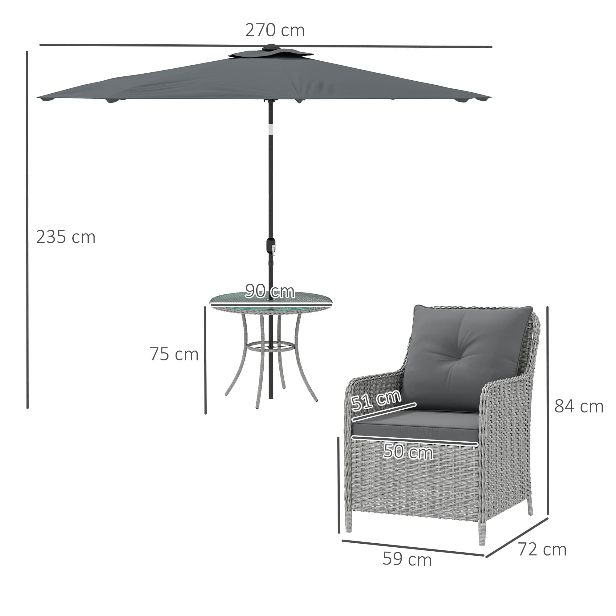Transform Your Garden with this 4-Seater Rattan Dining Set - image 1