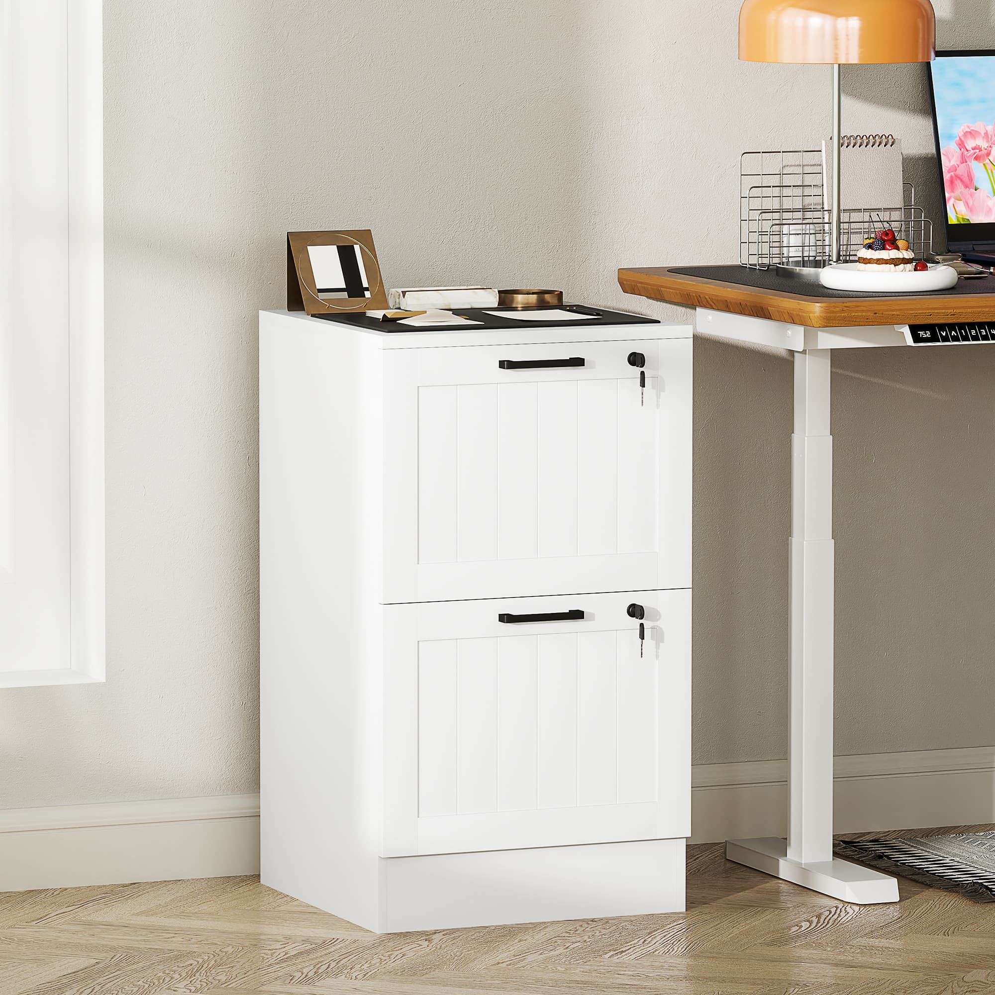 Transform Your Workspace with this Secure 2-Drawer Filing Cabinet - image 4