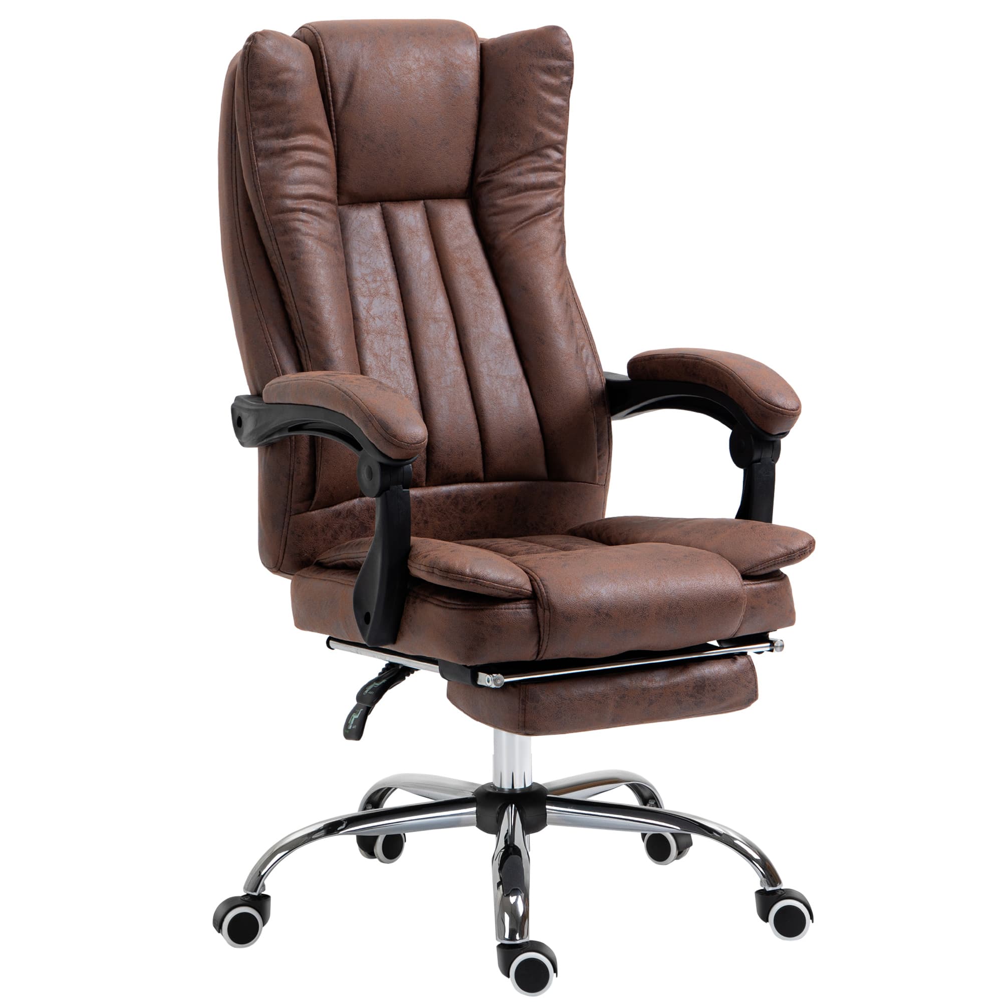 Transform Your Workday with the Vinsetto Reclining Chair - Brown