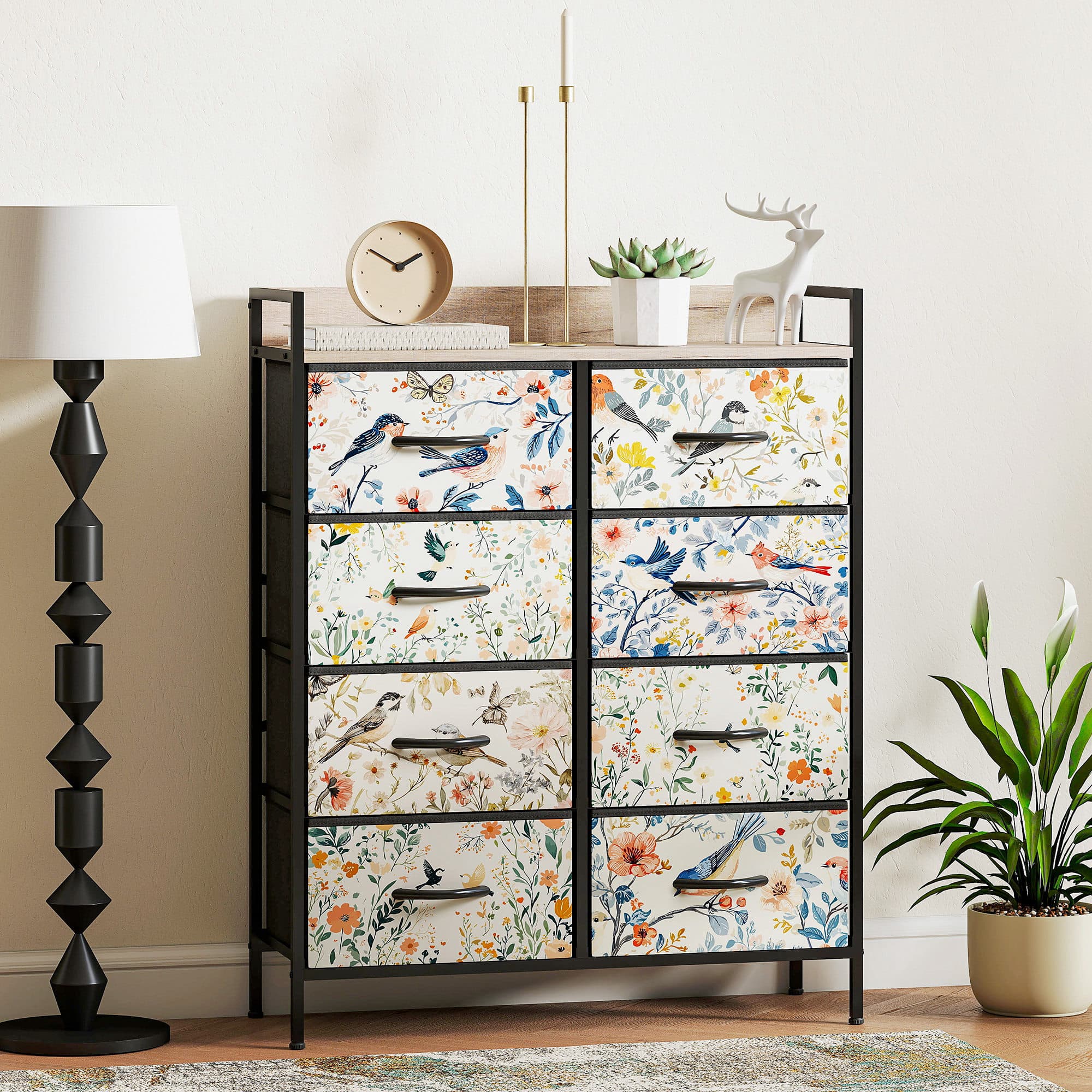 Effortless Organisation: White 8-Drawer Fabric Chest - image 2