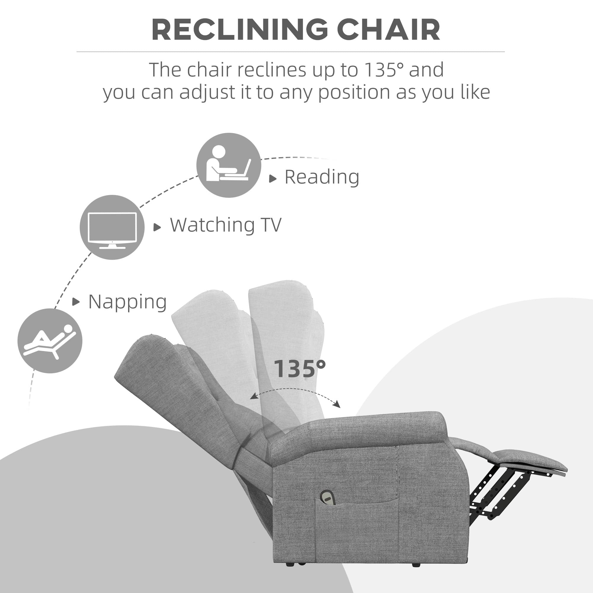Effortless Comfort: Grey Electric Riser Recliner Armchair - image 1