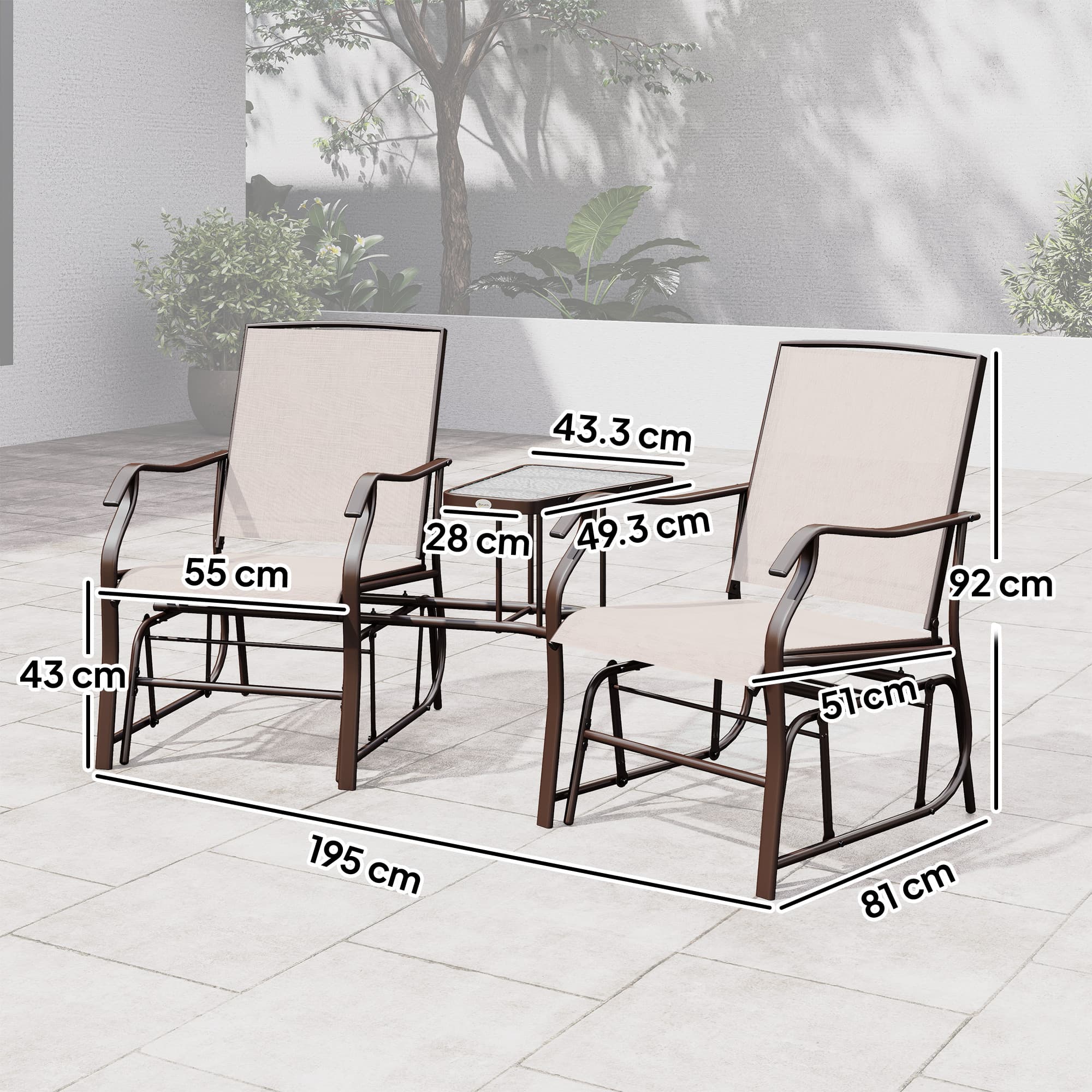 Relax Together with the Gliding Jack and Jill Garden Seat - image 1