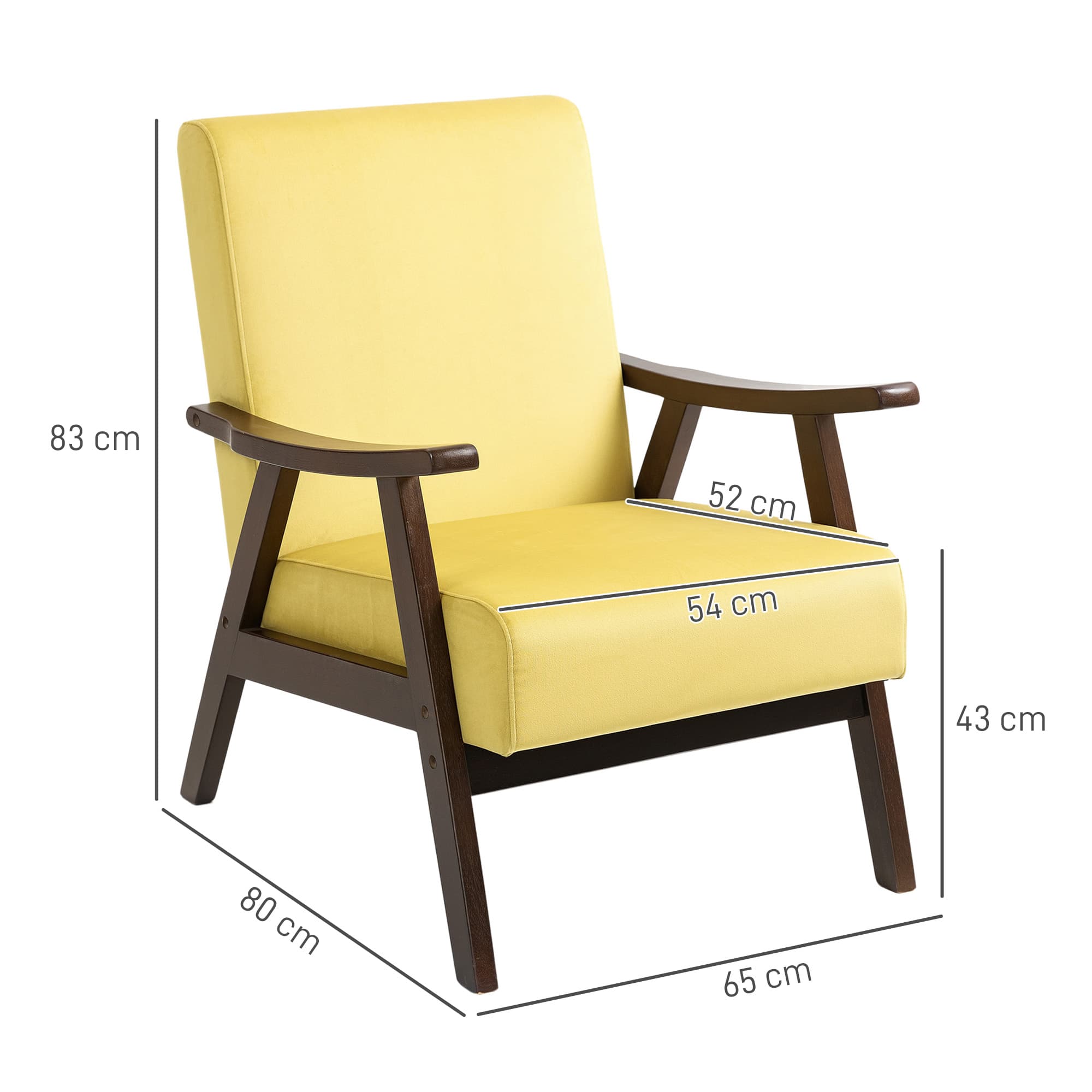 Transform Your Space with this Plush Champagne Velvet Armchair - image 4
