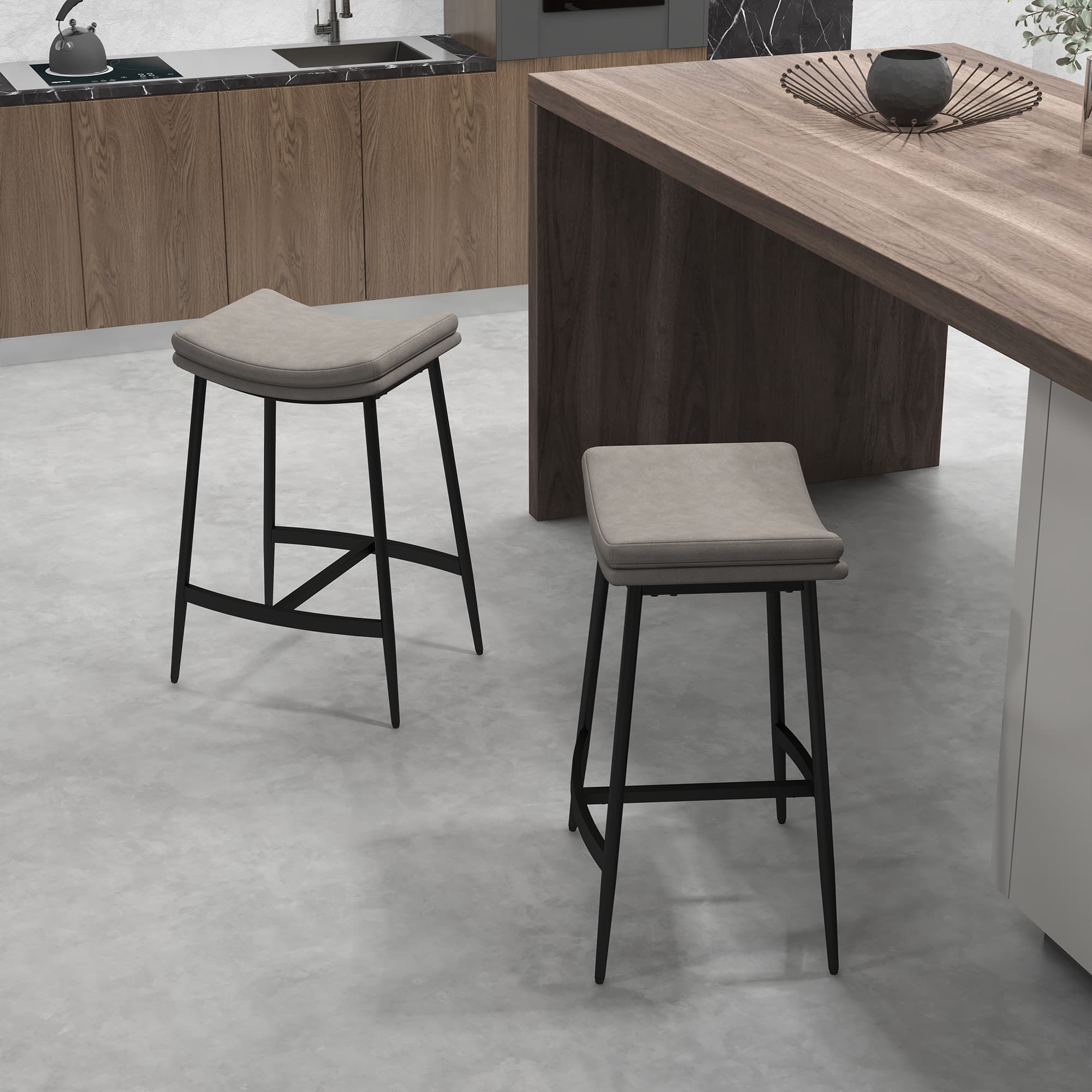 Transform Your Kitchen with Grey Industrial Bar Stools - image 5