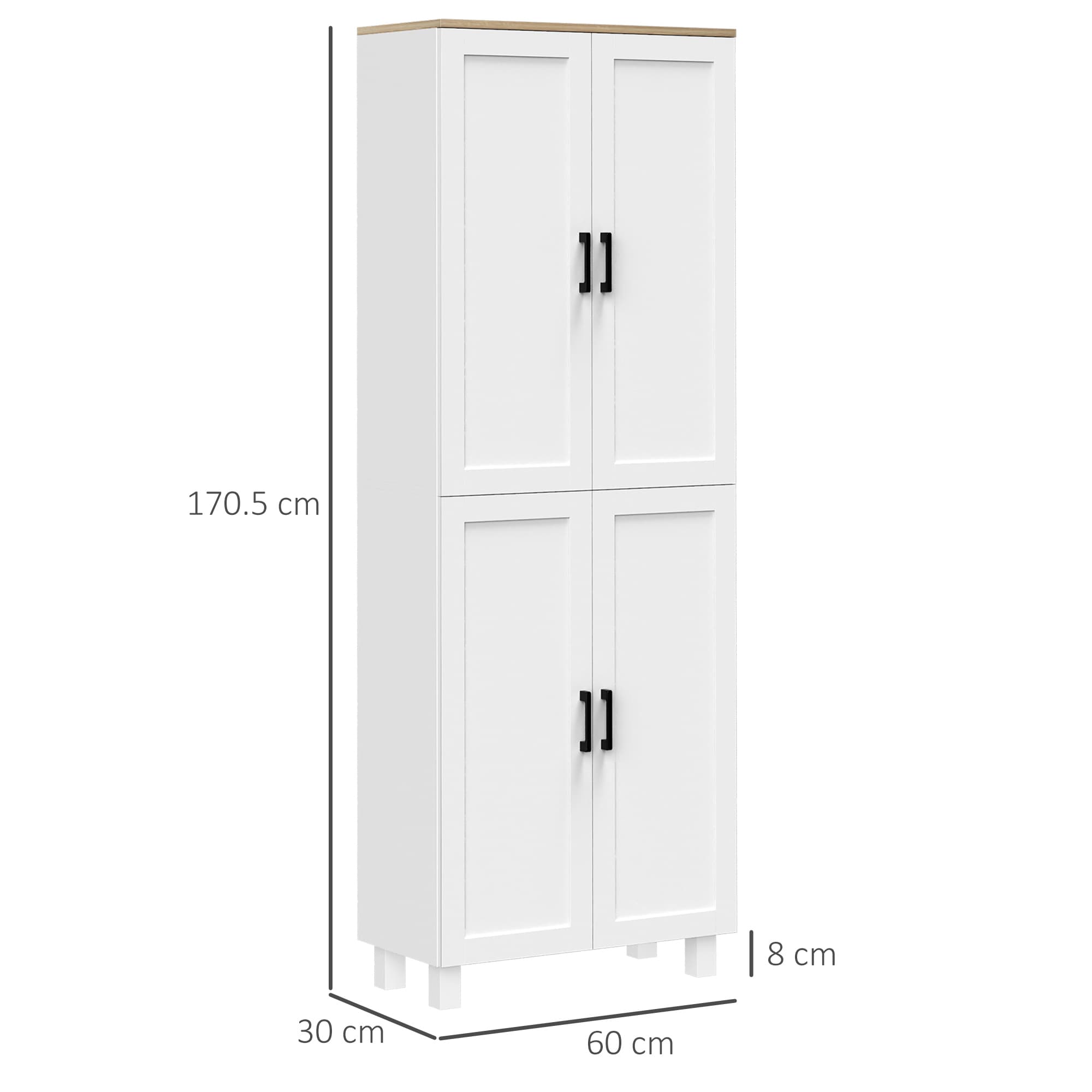 Transform Your Space with this Tall White Kitchen Cupboard - image 1