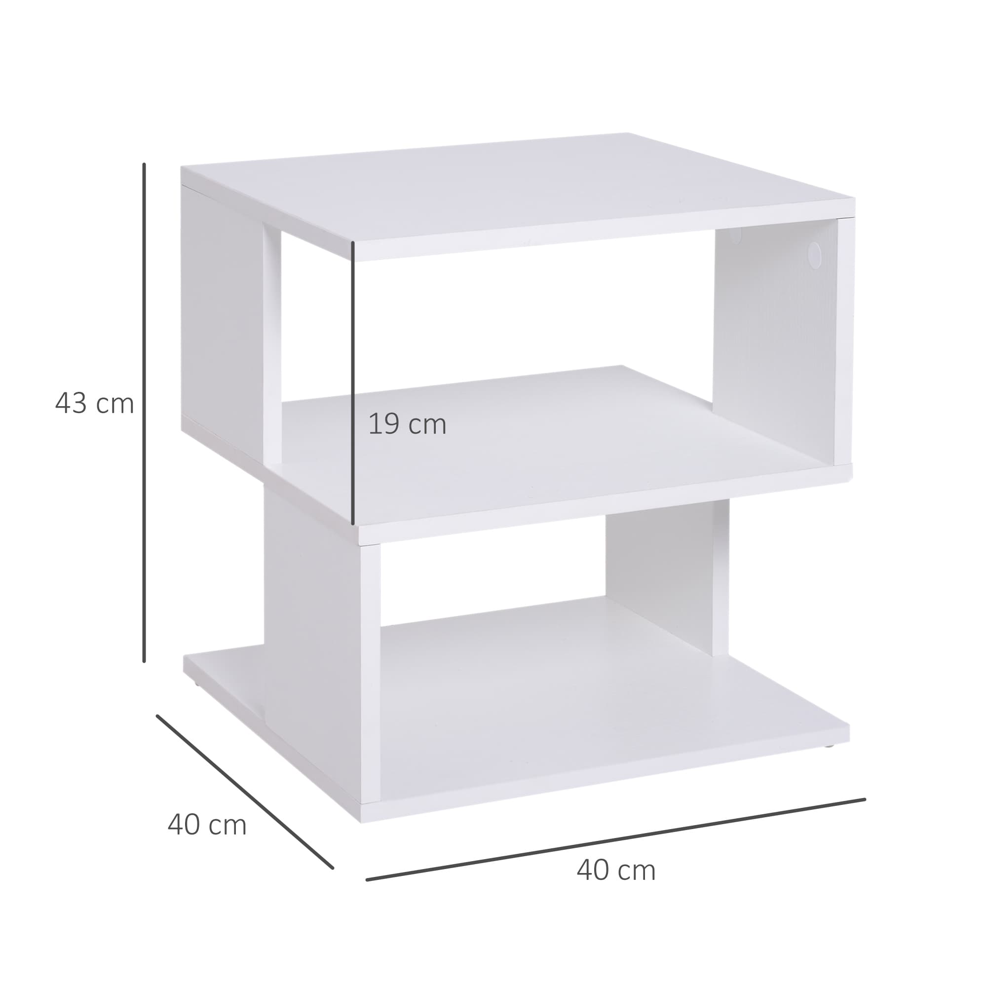 Keep essentials close on a compact white side table - image 10