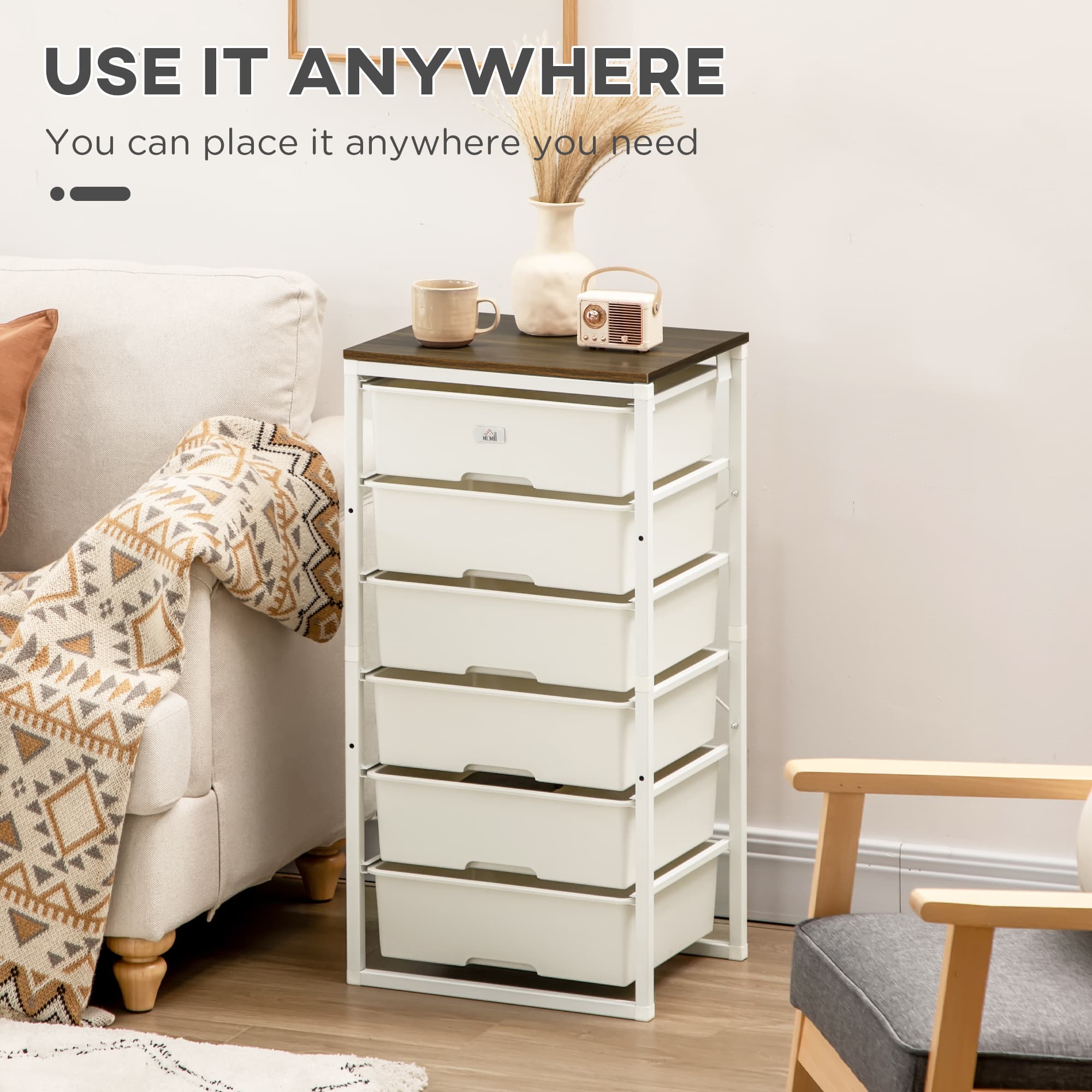 Six-Drawer Storage Unit for Bedroom or Spare Room - image 10
