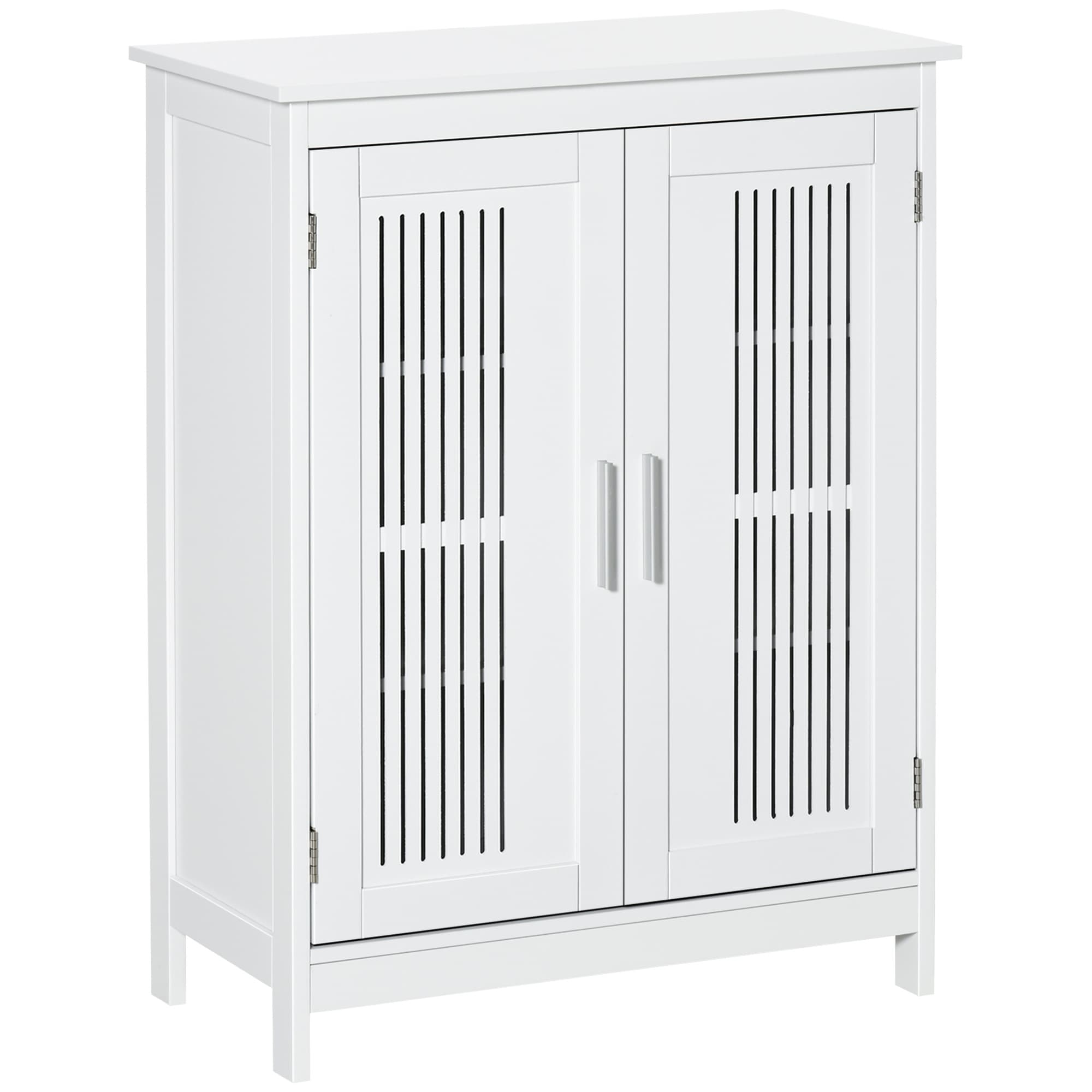 Transform Your Space with the Kleankin White Bathroom Cabinet - White