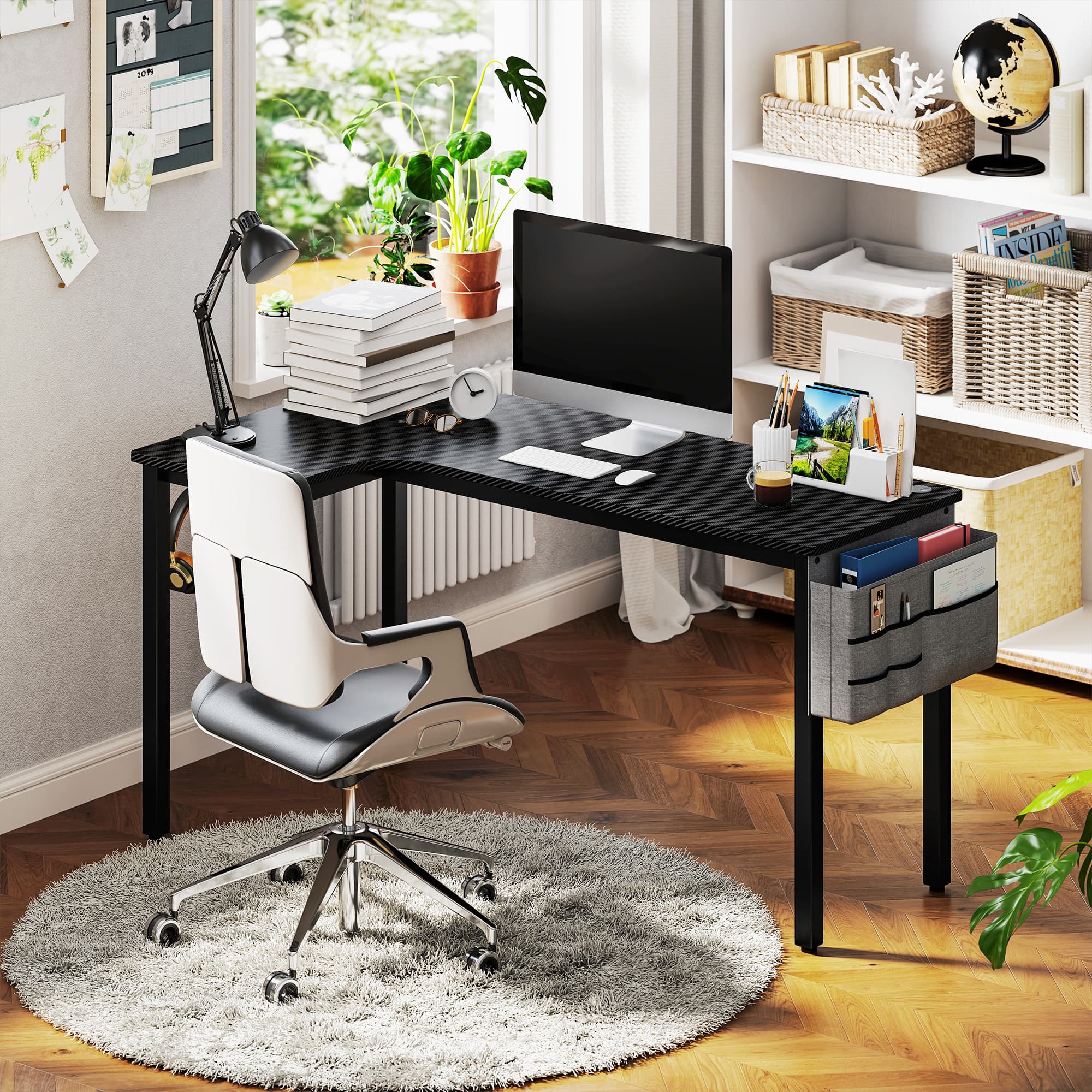 An L-Shaped Gaming Desk With Room for Two Screens and Tidy Cables - image 8