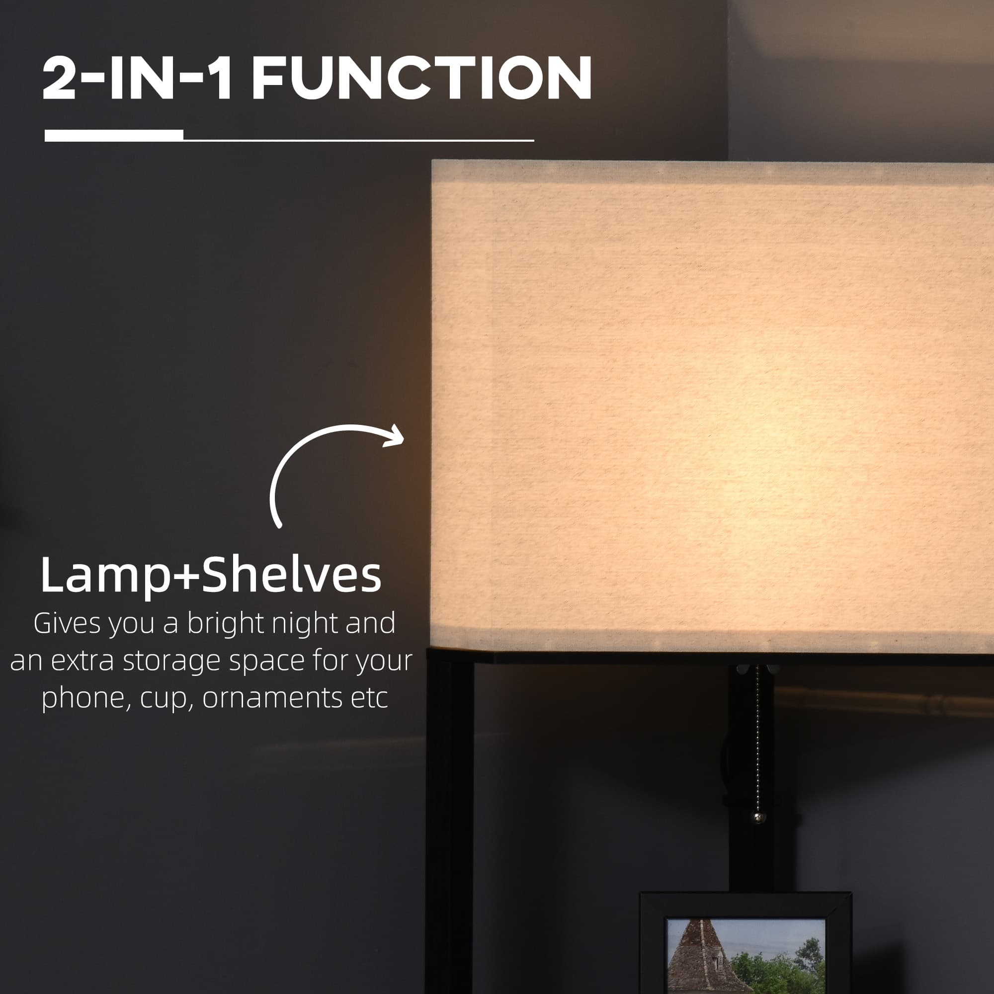 Transform Your Space With This Modern Corner Shelf Lamp - image 4