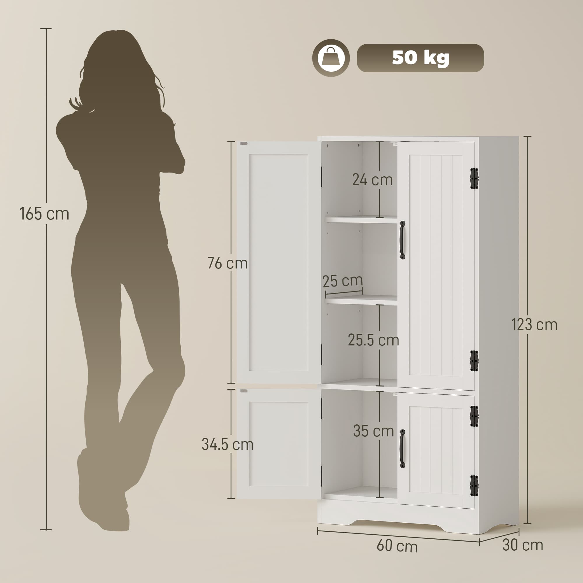 Transform Your Space with this Elegant White Storage Cabinet - image 3