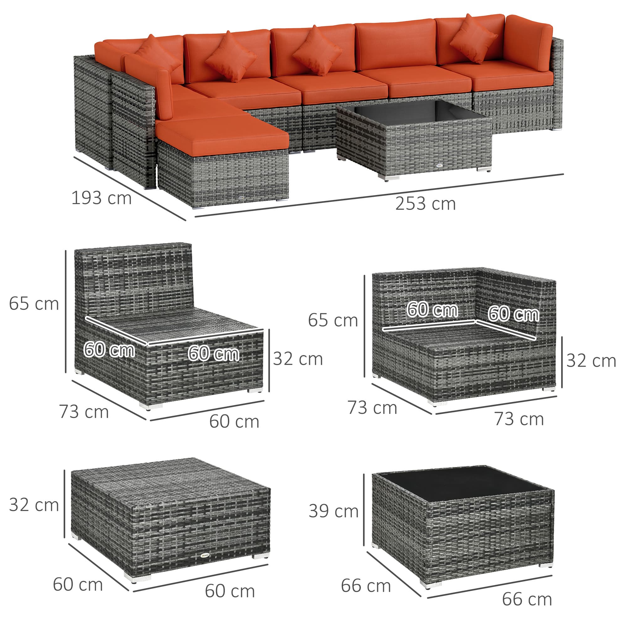 Transform Your Outdoors with this 8-Piece Rattan Sofa Set - image 3
