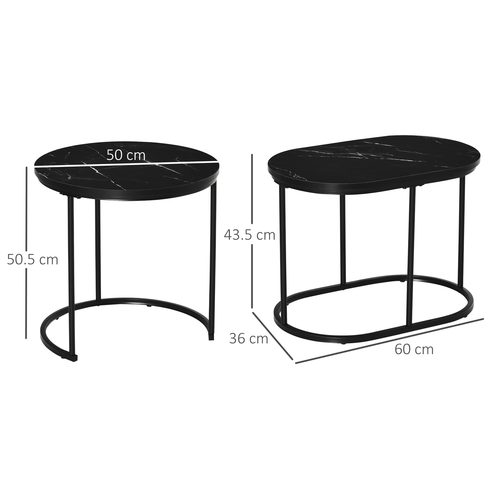 Transform Your Lounge with Marble-Effect Nesting Tables - image 3