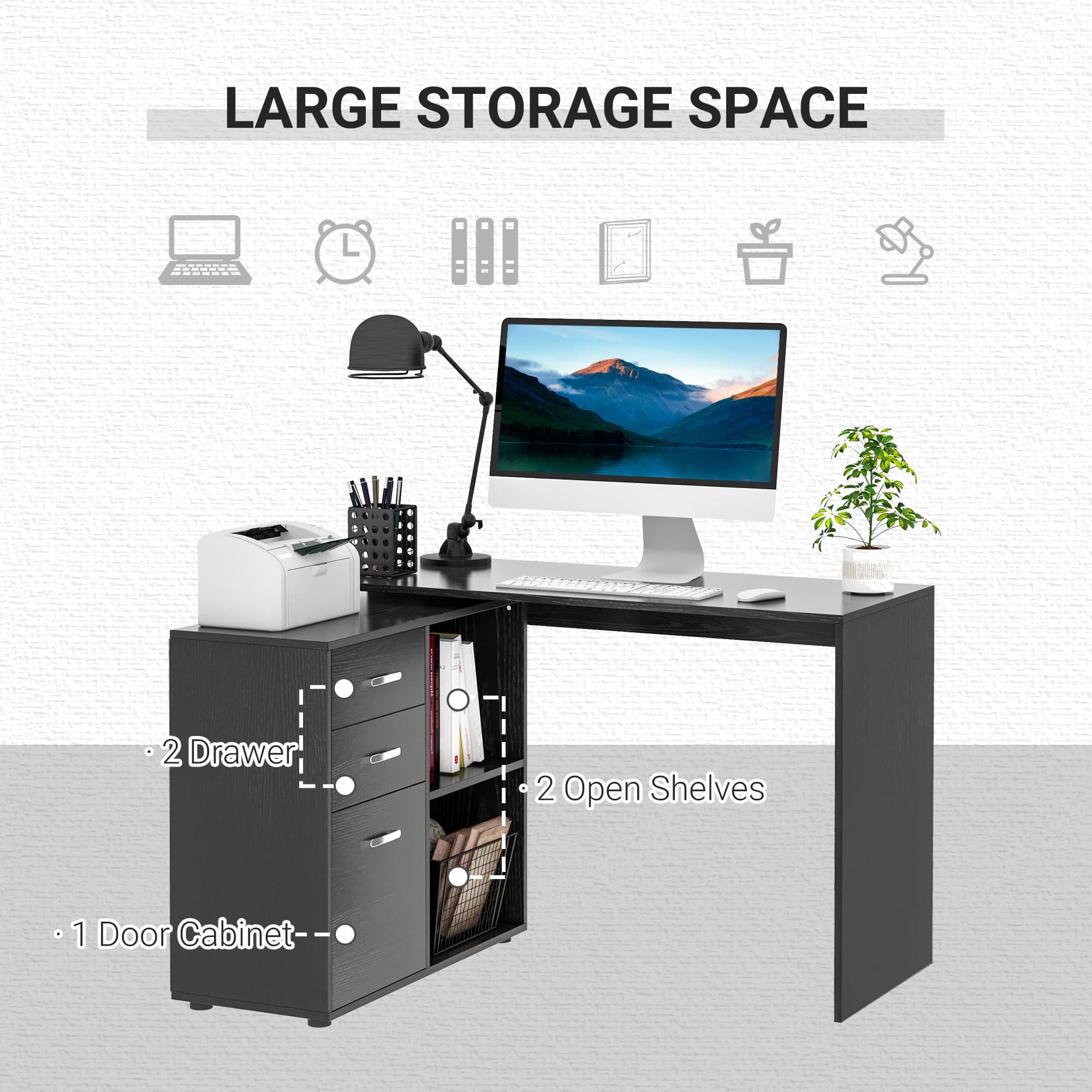 Transform Your Workspace with this Reversible L-Shaped Desk - image 4
