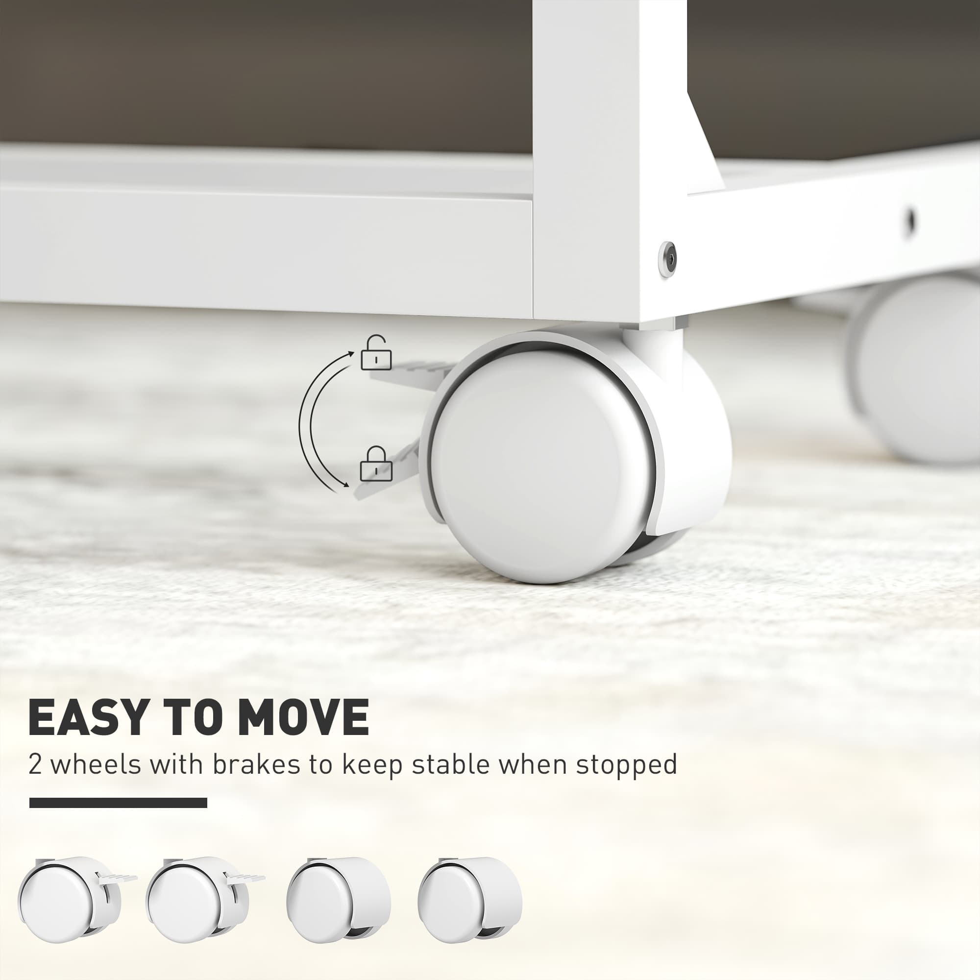 C-Shaped Height-Adjustable Desk That Slides Over a Bed or Sofa - image 7