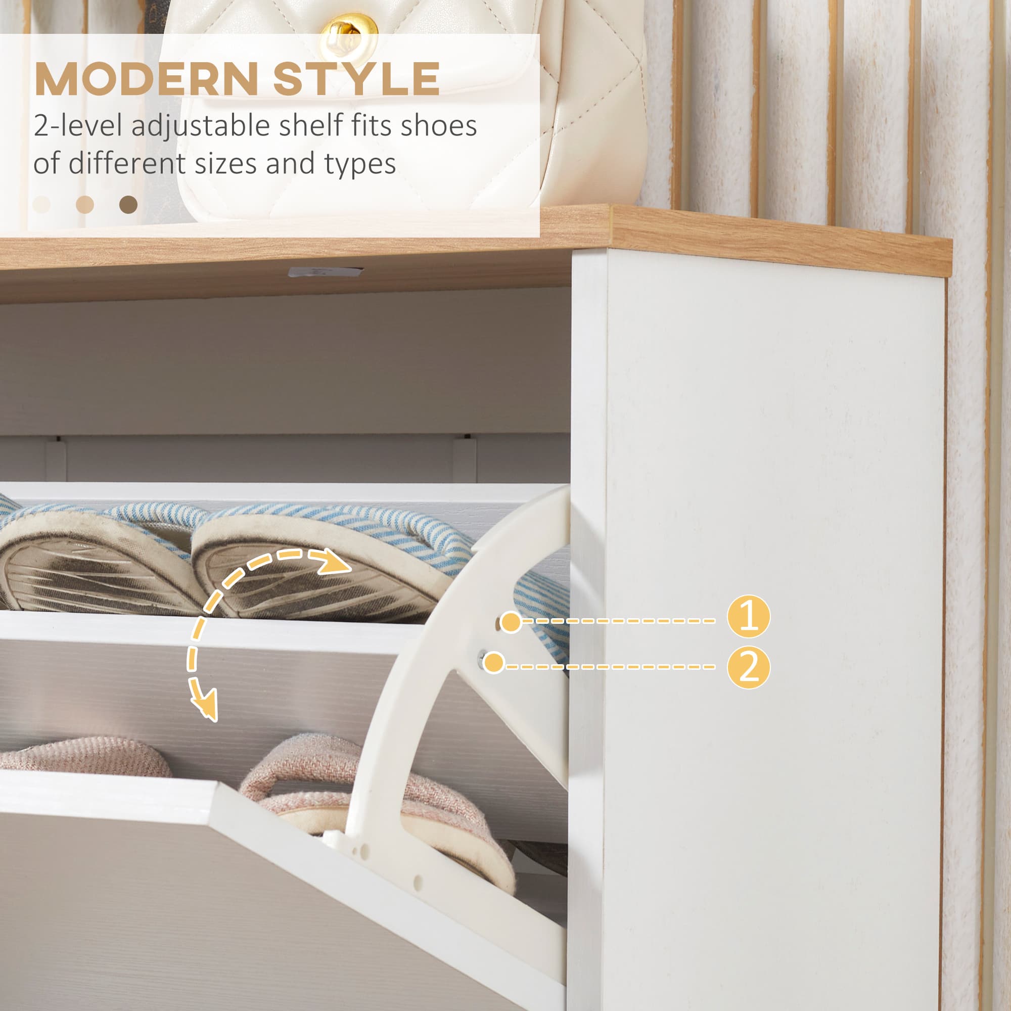 Transform Your Hallway With This Slim White Shoe Cabinet - image 4