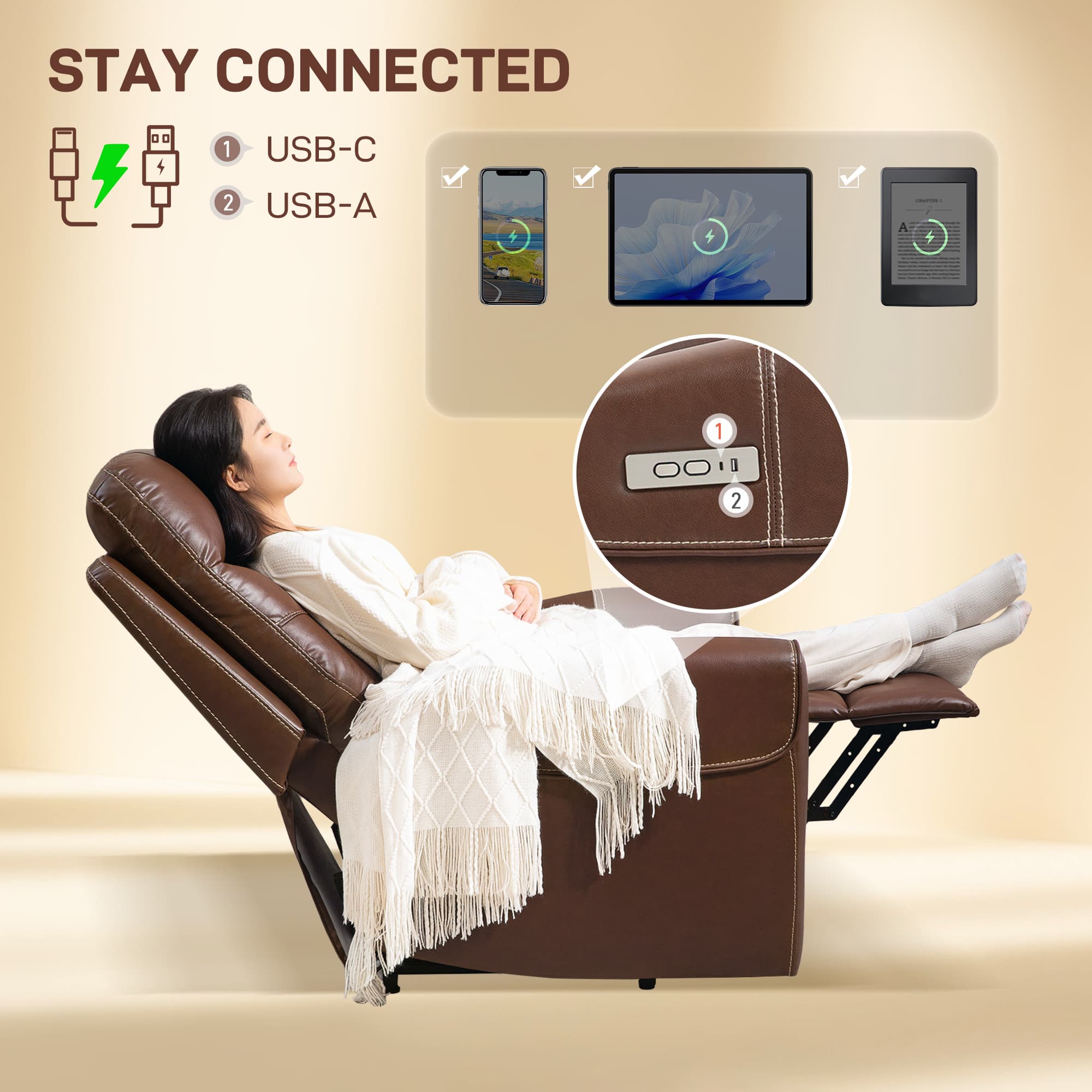 Discover Effortless Comfort with Our Brown Power Lift Recliner - image 5
