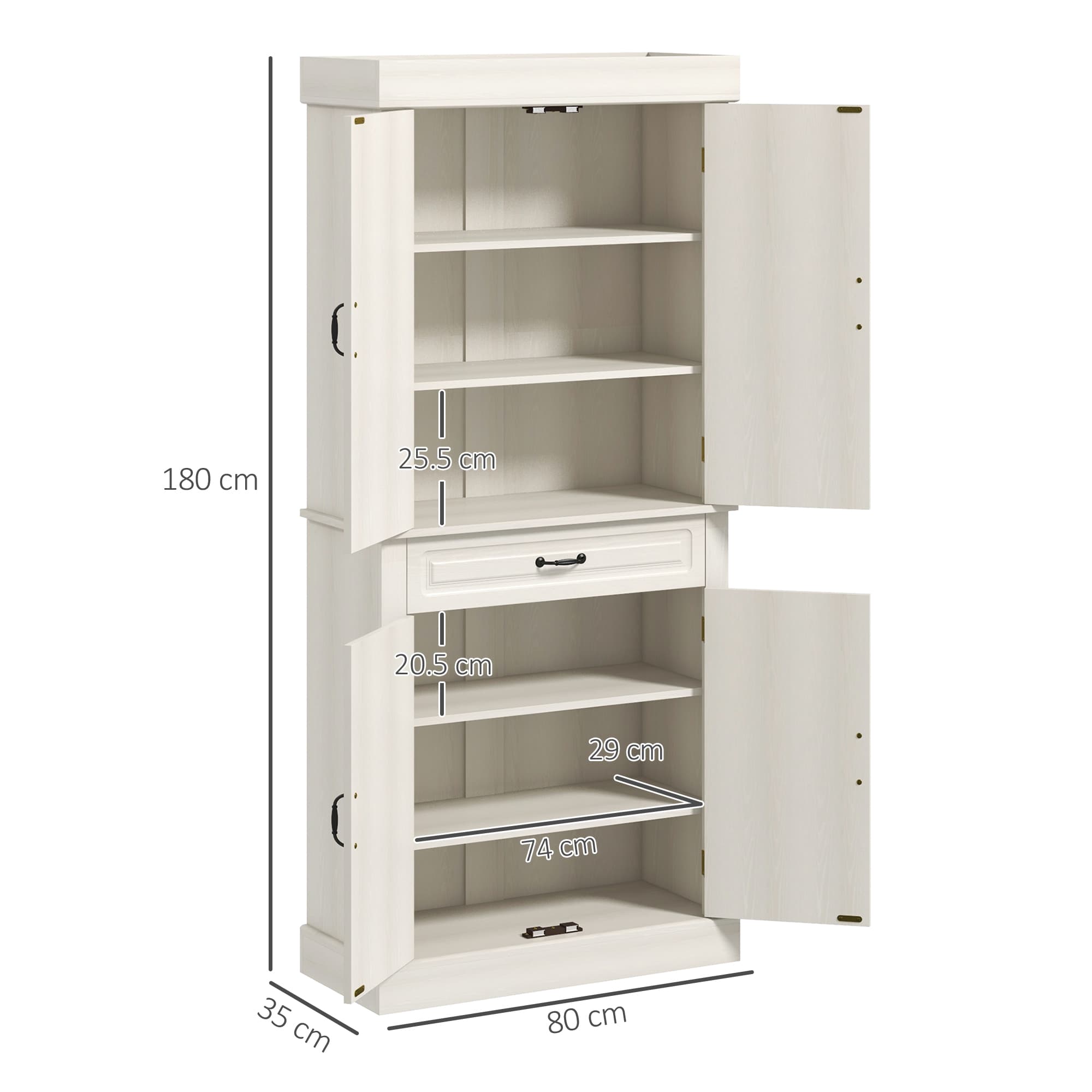 Transform Your Space with this Tall White Kitchen Pantry - image 5