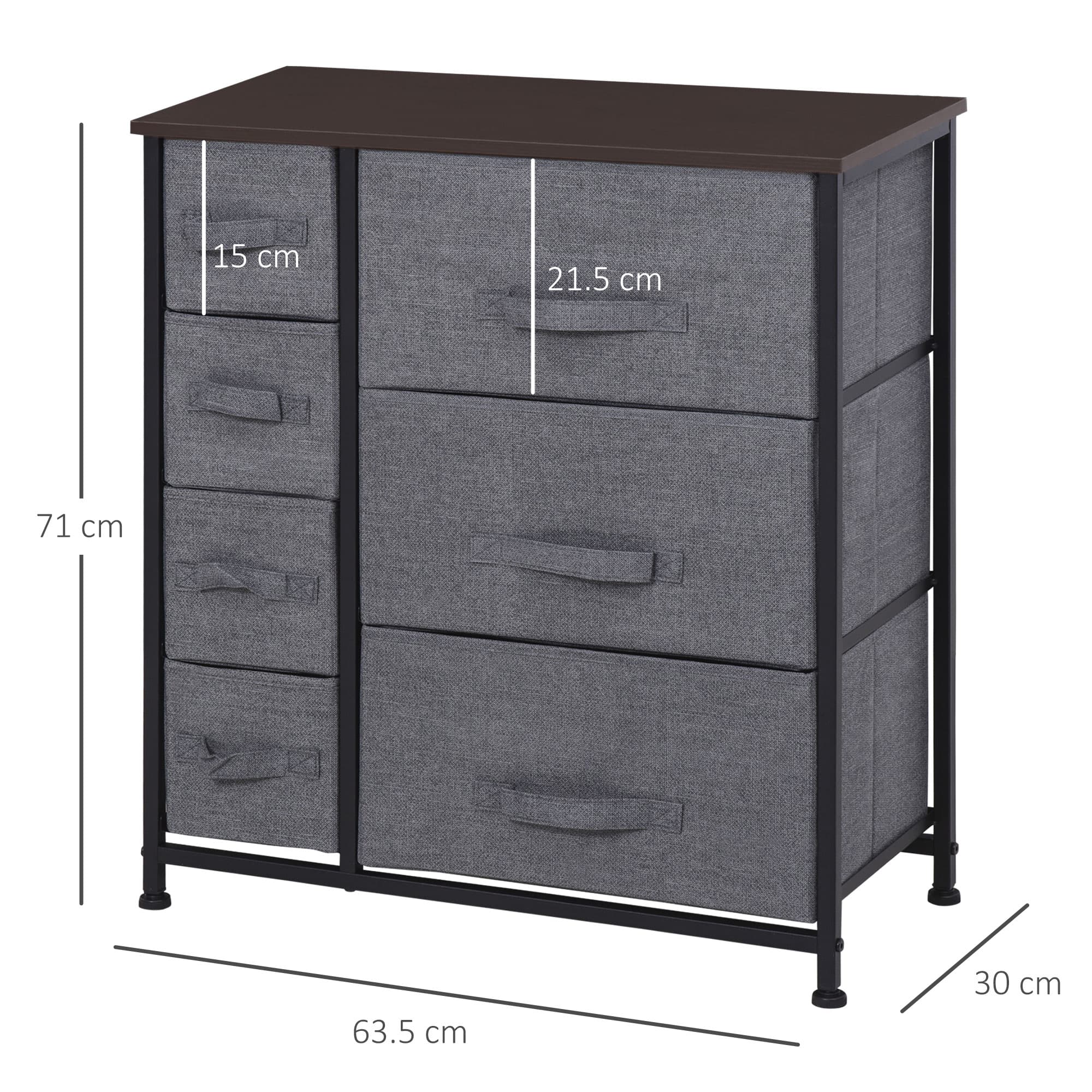 Organise Clothes with a 7 Drawer Fabric Chest - image 2