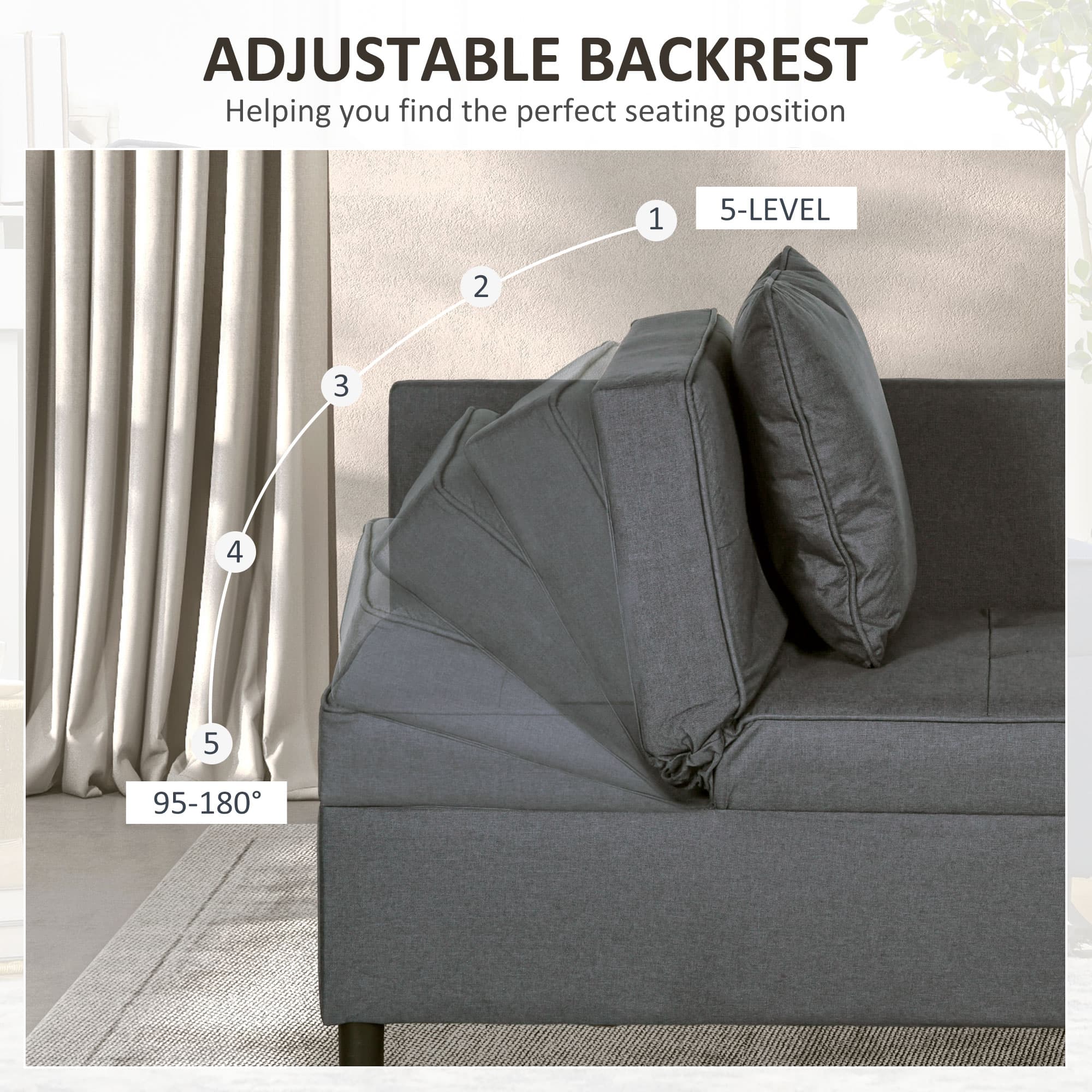 Transform Your Space with this Grey Single Sofa Bed - image 1