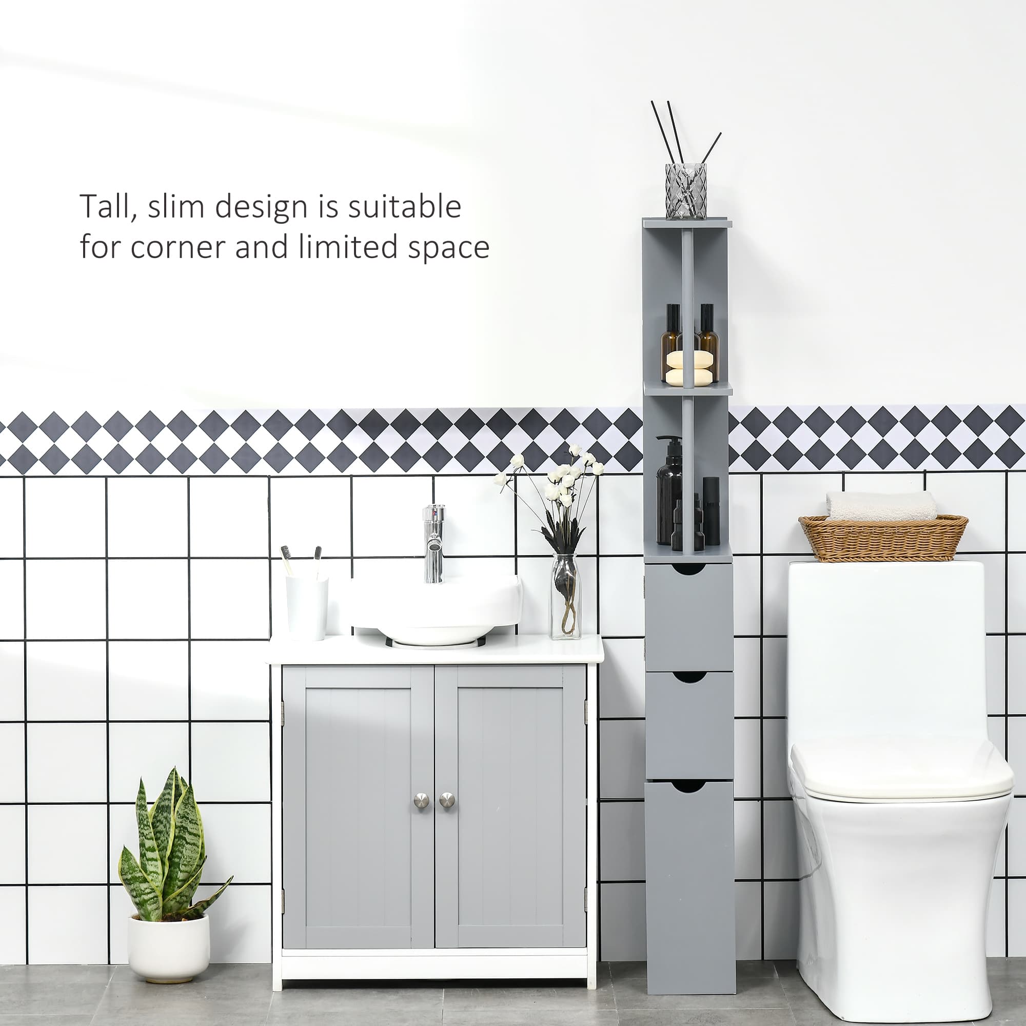 A Tall, Narrow Bathroom Cabinet That Makes the Most of a Small Space - image 7