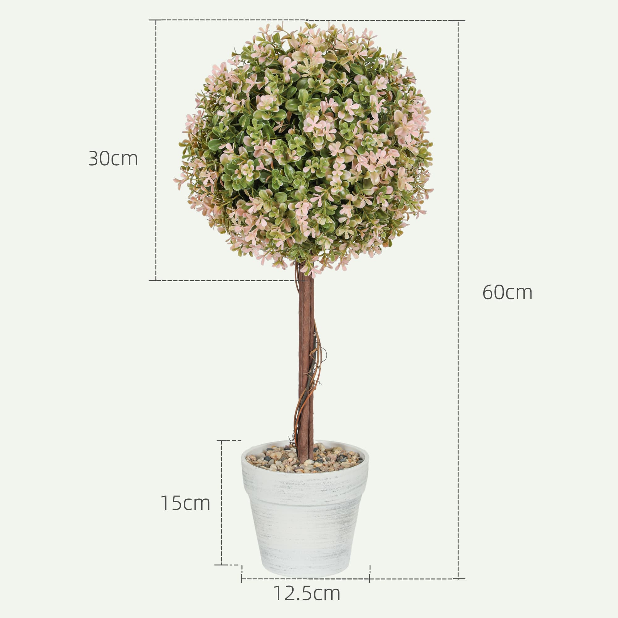 Two 60cm Artificial Murraya Plants for Easy Greenery - image 5