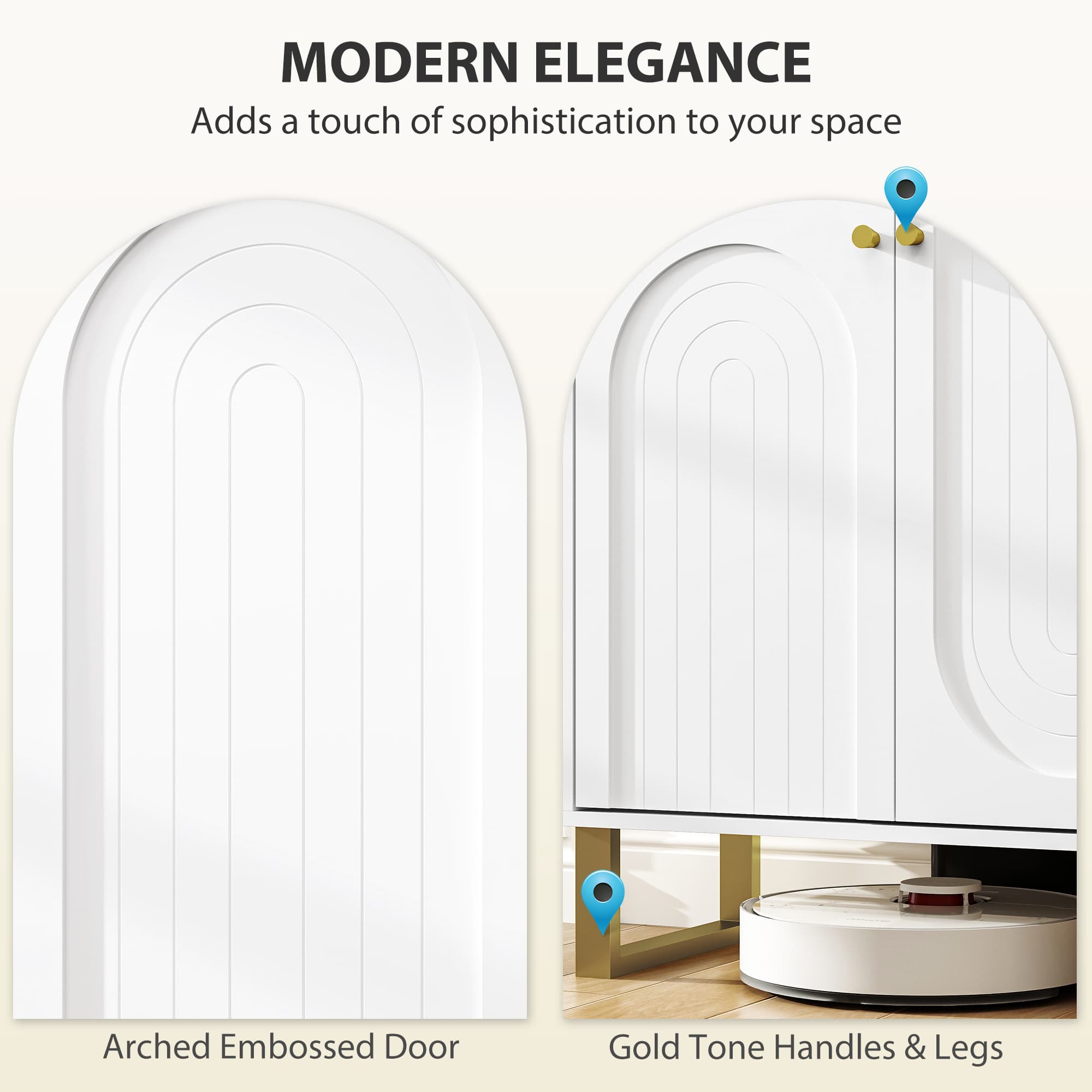 Transform Your Space with this Elegant White Sideboard - image 5