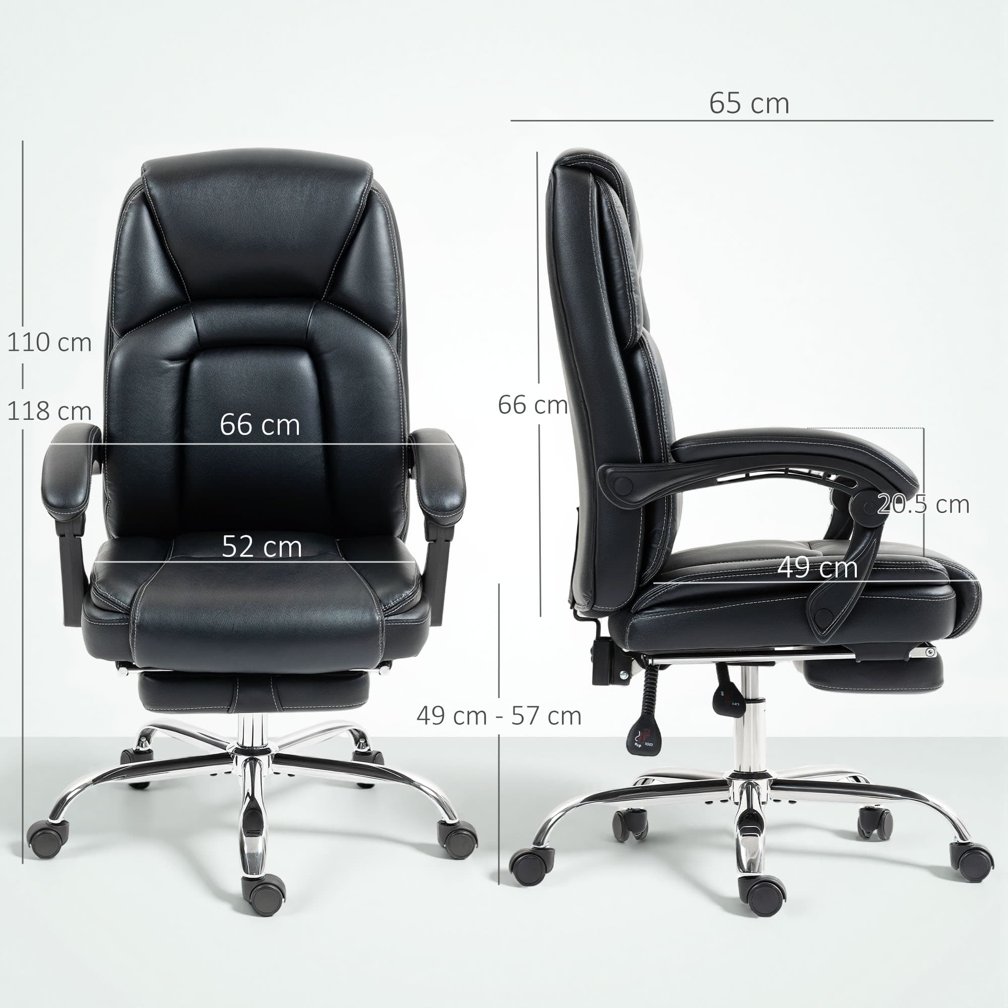 Discover Ultimate Comfort in this Black Reclining Office Chair - image 3