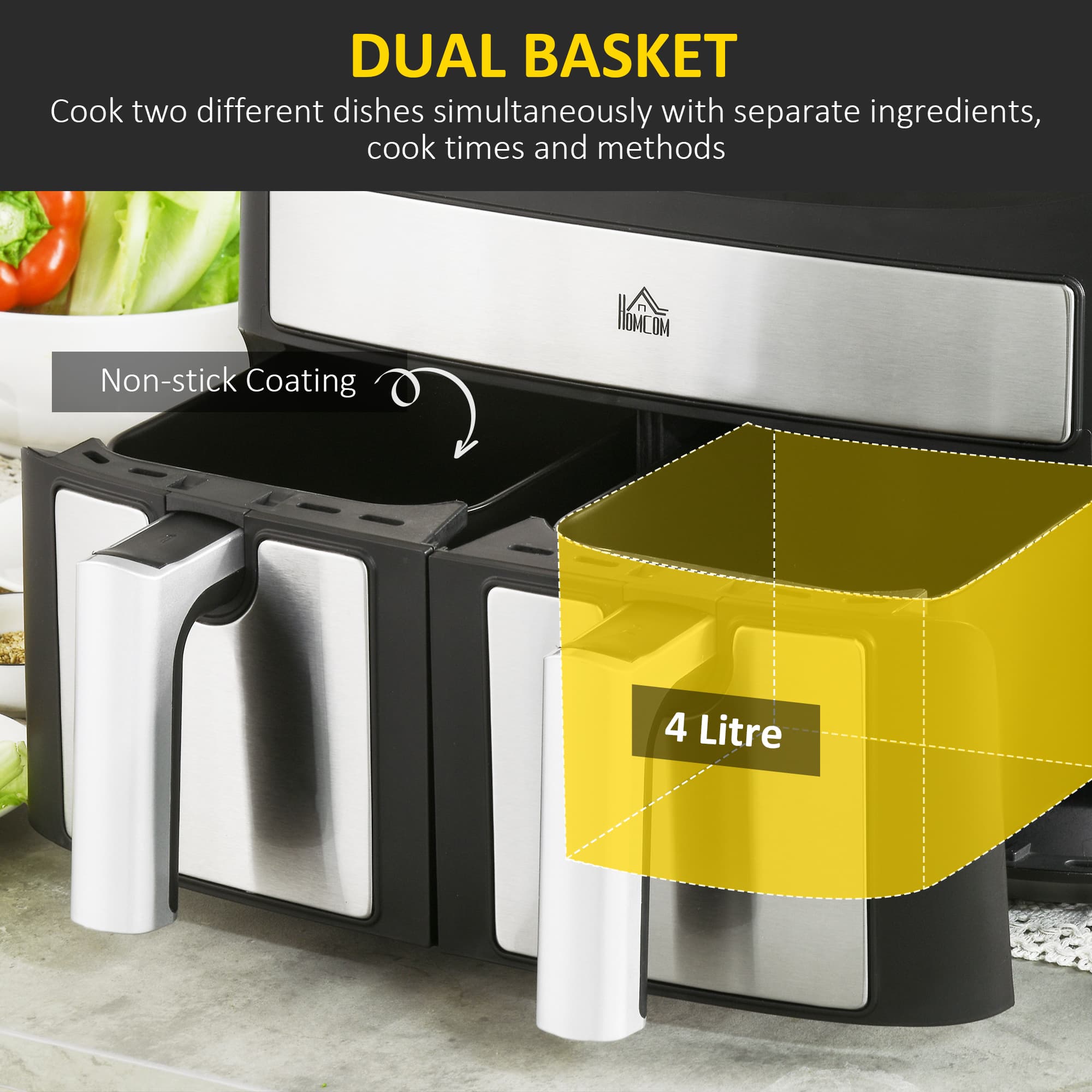 Transform Meals With This Premium 8L Dual Zone Air Fryer - image 5